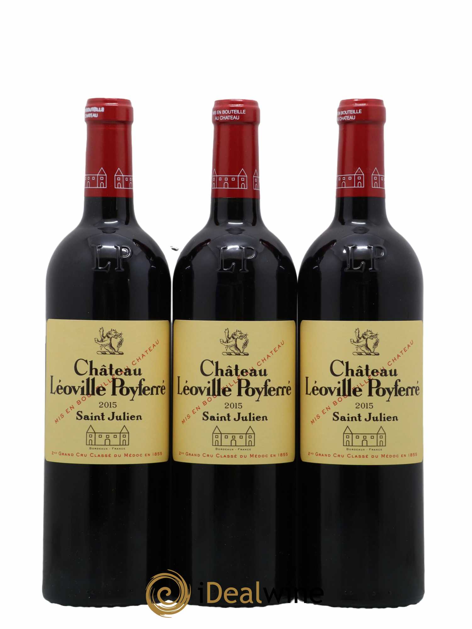 Château Léoville Poyferré 2ème Grand Cru Classé 2015 - Lot de 12 bouteilles - 2
