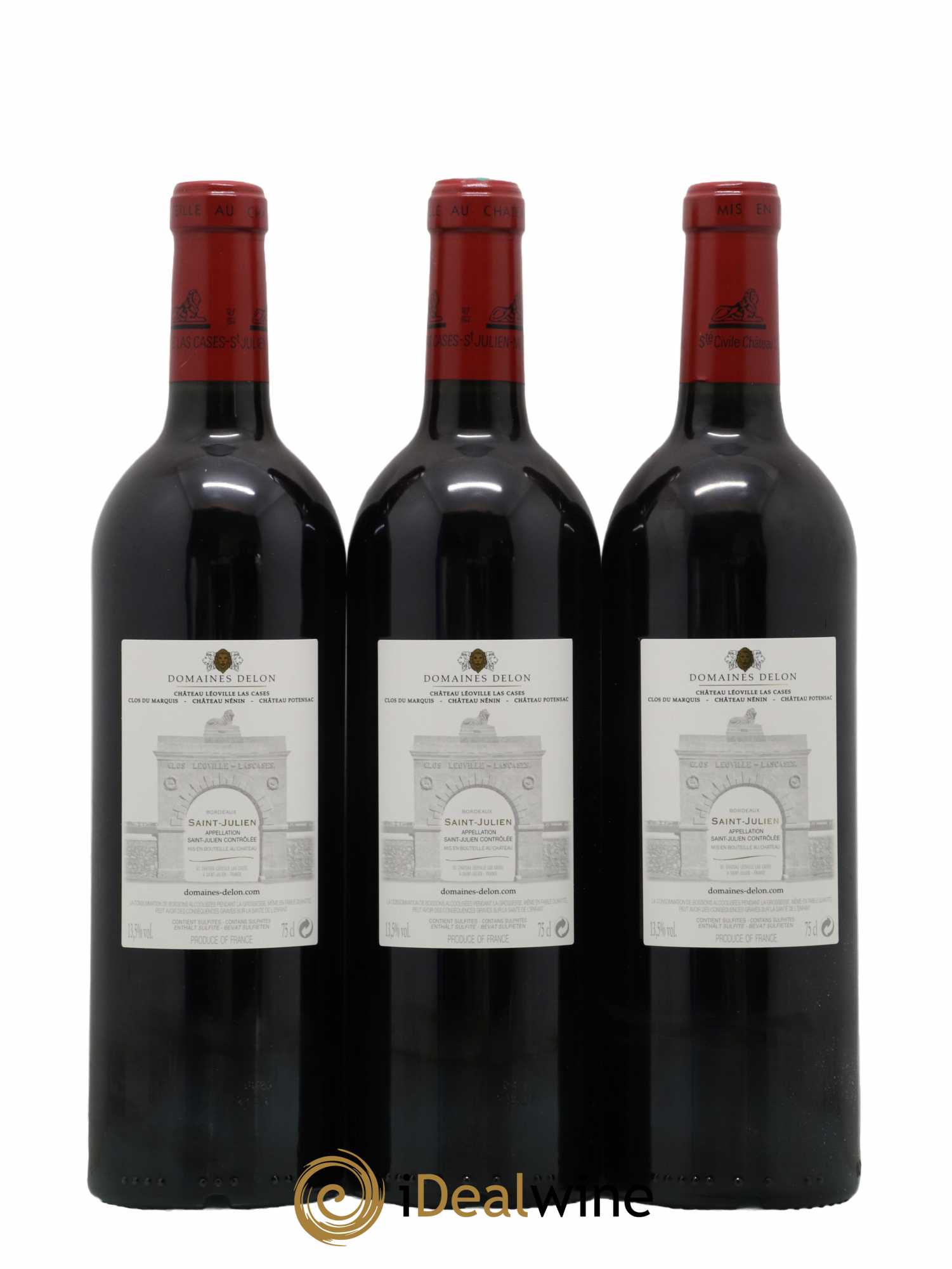 Château Léoville Las Cases 2ème Grand Cru Classé 2015 - Lotto di 12 bottiglie - 4