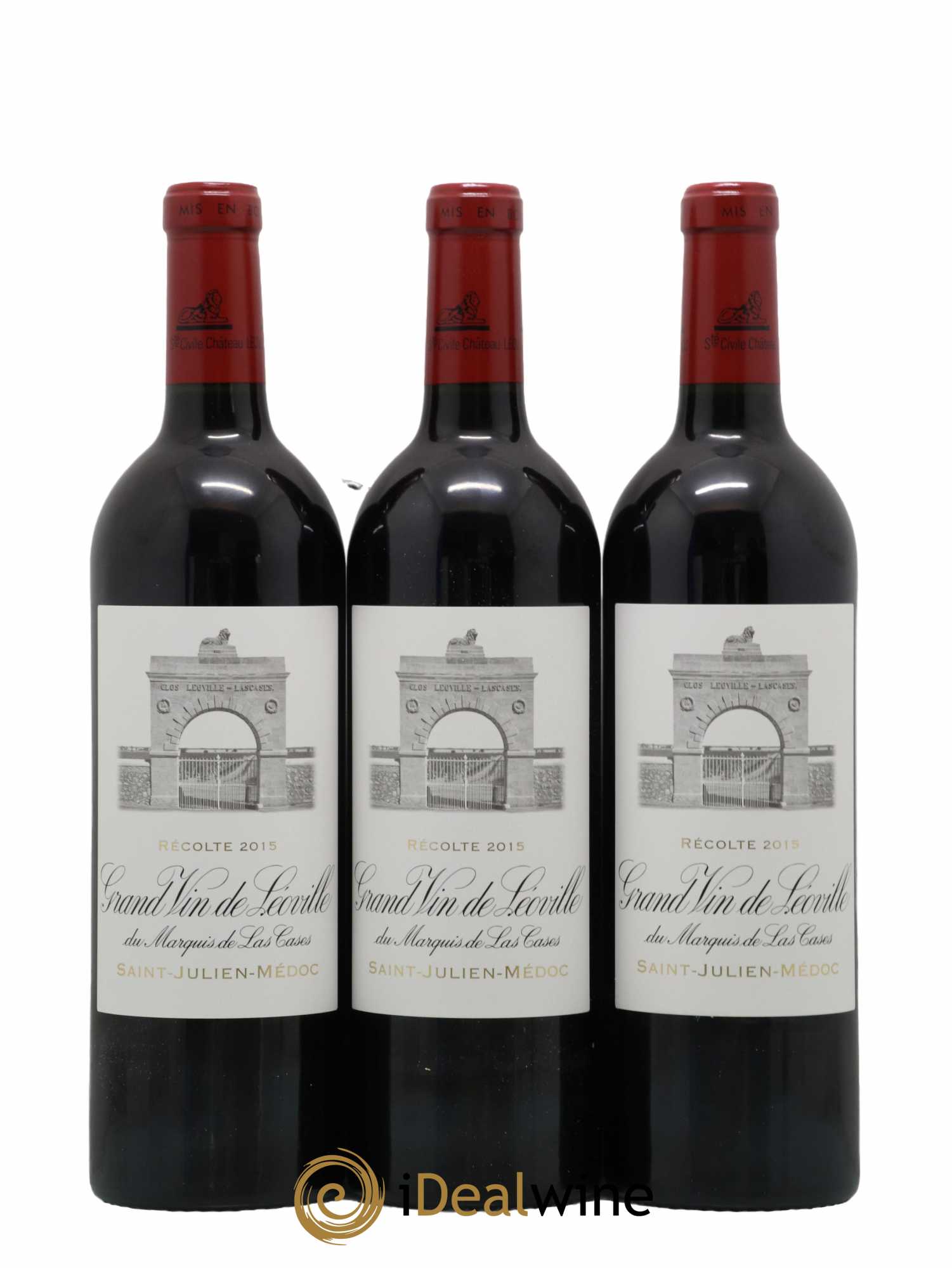 Château Léoville Las Cases 2ème Grand Cru Classé 2015 - Lotto di 12 bottiglie - 5