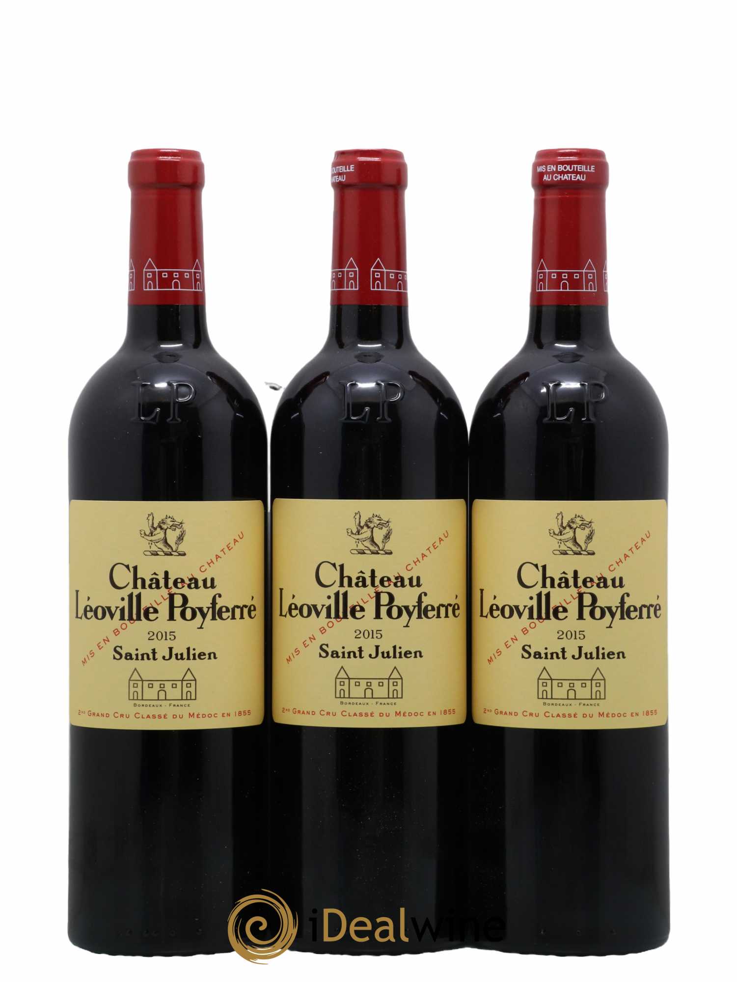 Château Léoville Poyferré 2ème Grand Cru Classé 2015 - Lot de 12 bouteilles - 1