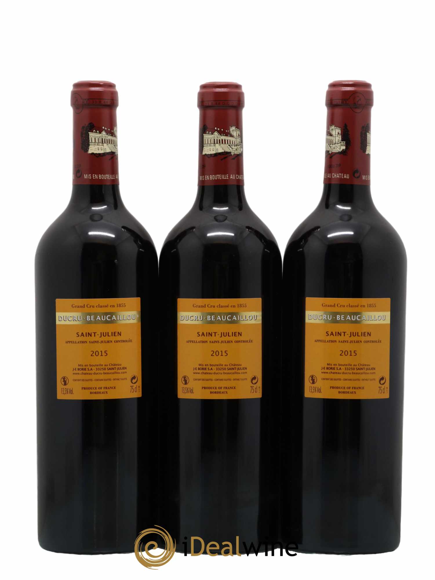 Château Ducru Beaucaillou 2ème Grand Cru Classé 2015 - Lot de 12 bouteilles - 6