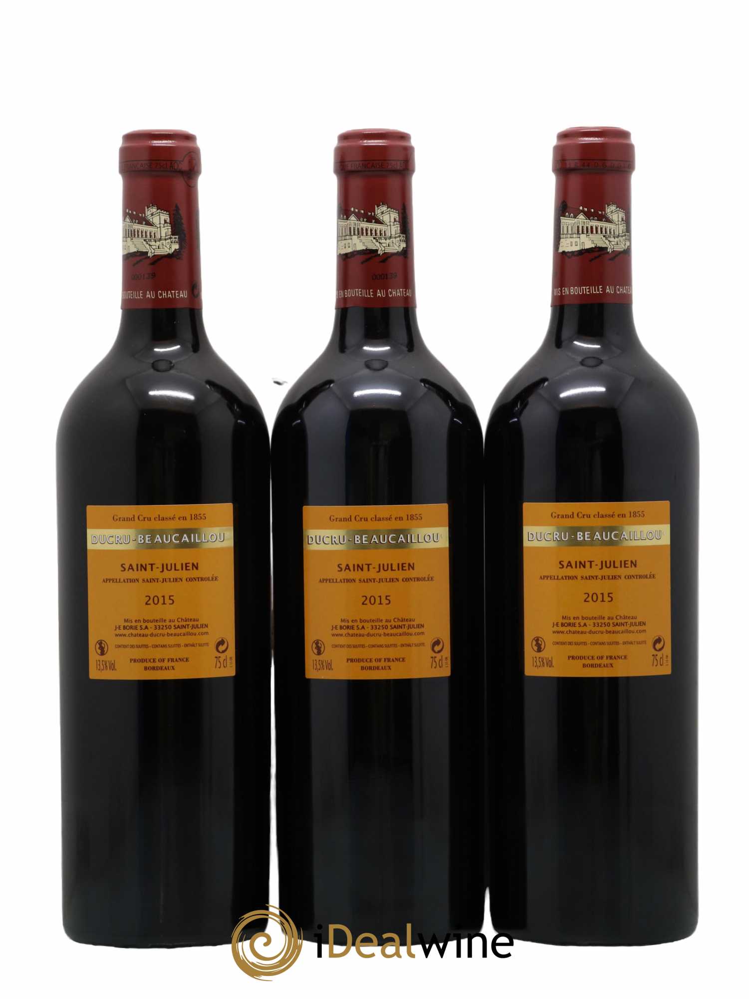 Château Ducru Beaucaillou 2ème Grand Cru Classé 2015 - Lot de 12 bouteilles - 8