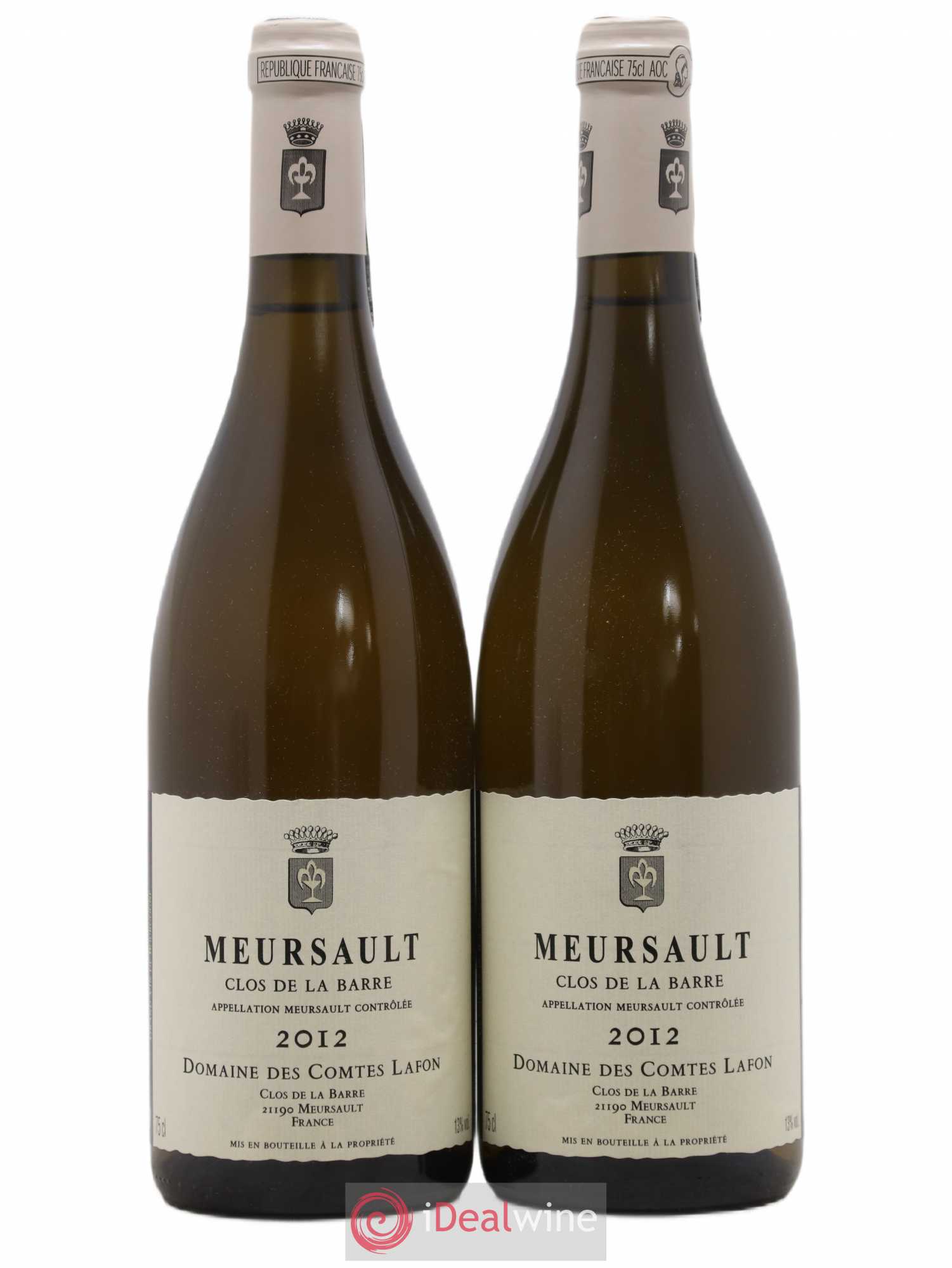 Meursault Clos de la Barre Comtes Lafon (Domaine des) 2012 - Lot de 2 bouteilles - 0