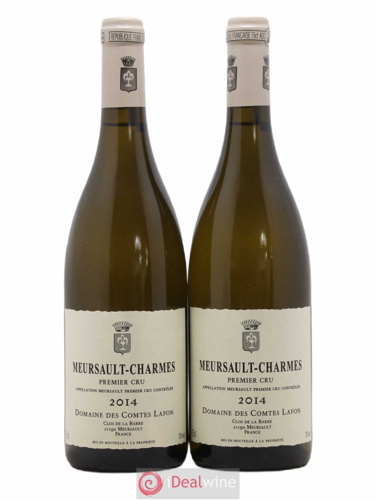 Meursault 1er Cru Charmes Comtes Lafon (Domaine des) 2014 - Lot de 2 bouteilles - 0