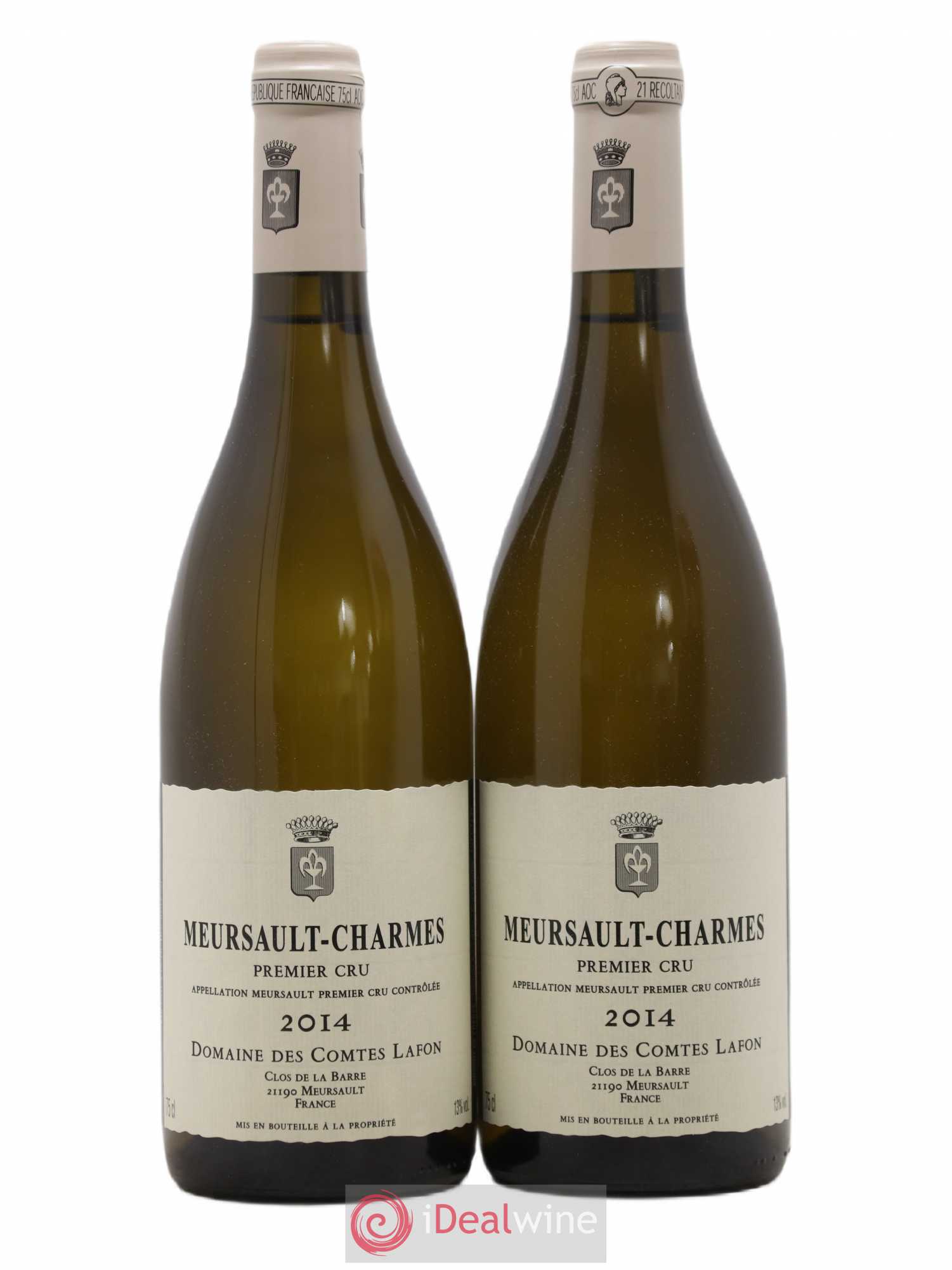 Meursault 1er Cru Charmes Comtes Lafon (Domaine des) 2014 - Lot de 2 bouteilles - 0