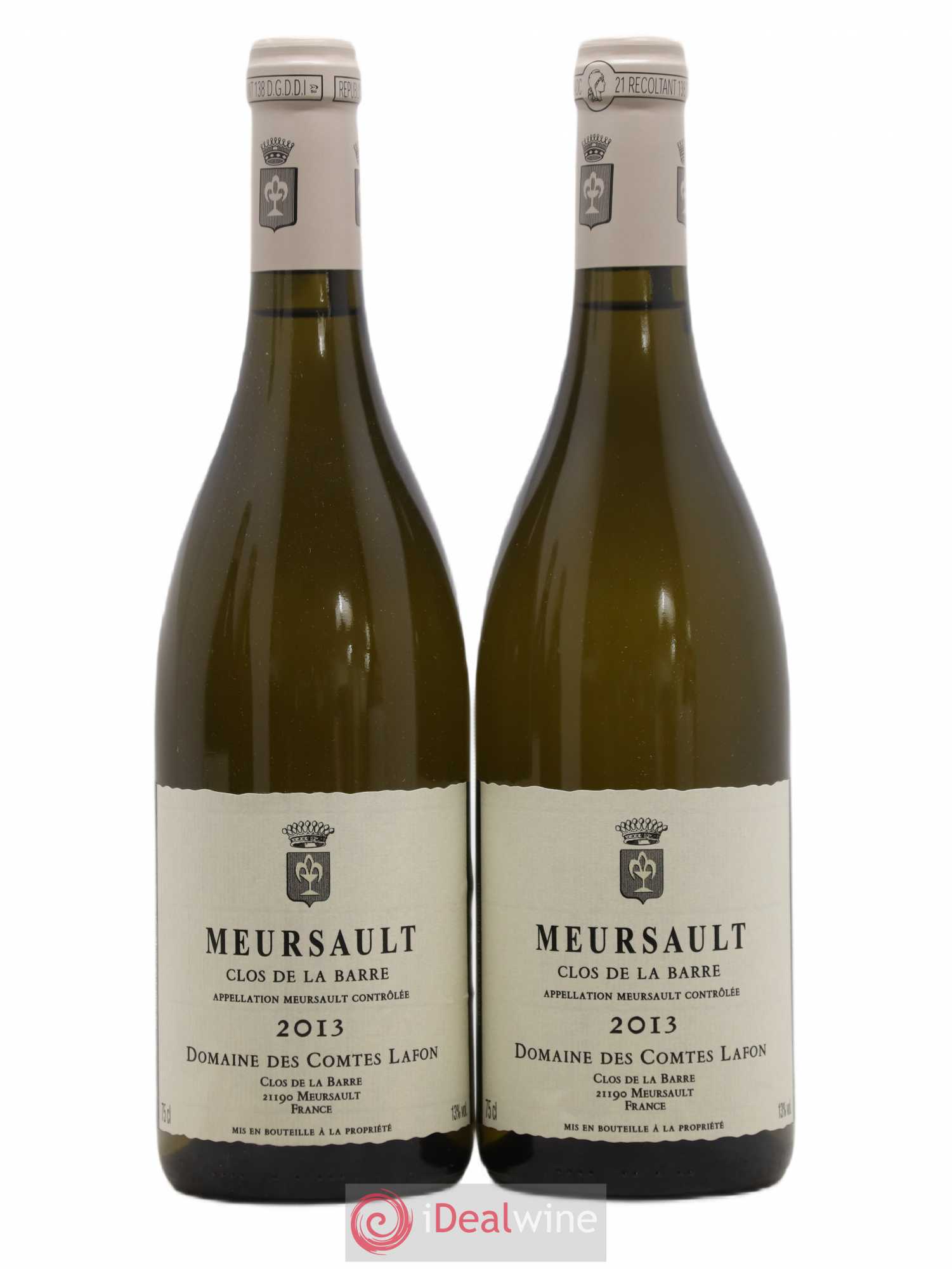 Meursault Clos de la Barre Comtes Lafon (Domaine des) 2013 - Lot de 2 bouteilles - 0