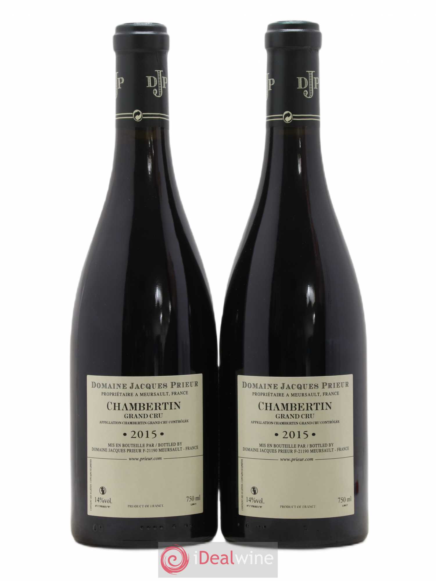 Chambertin Grand Cru Jacques Prieur (Domaine) 2015 - Lot de 2 bouteilles - 1