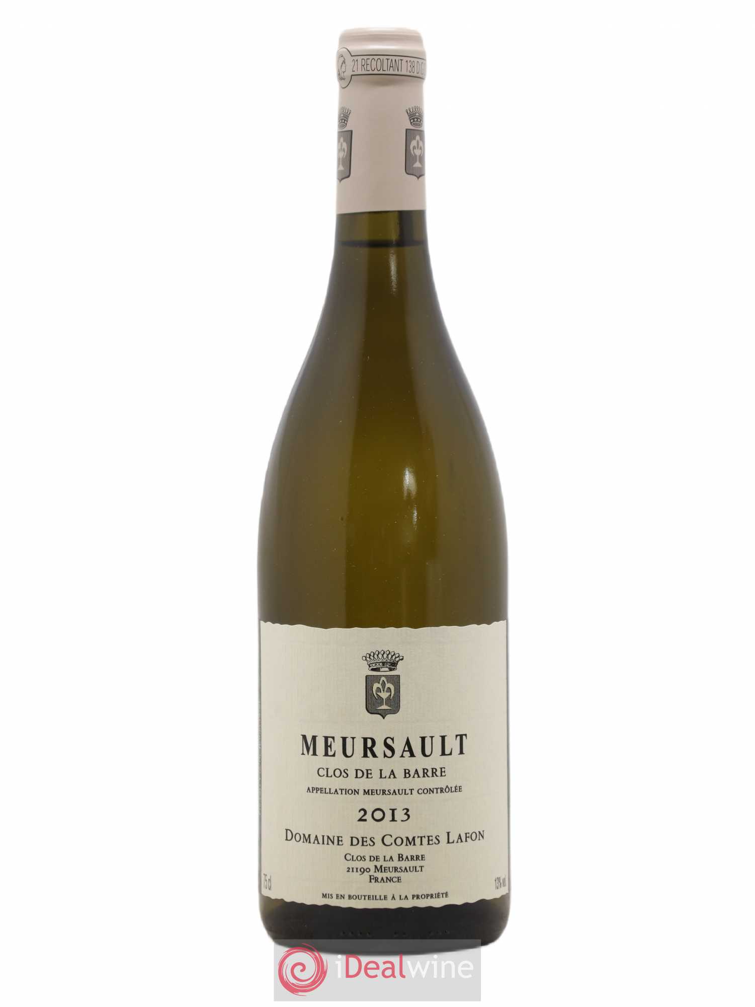 Meursault Clos de la Barre Comtes Lafon (Domaine des) 2013 - Lot de 1 bouteille - 0