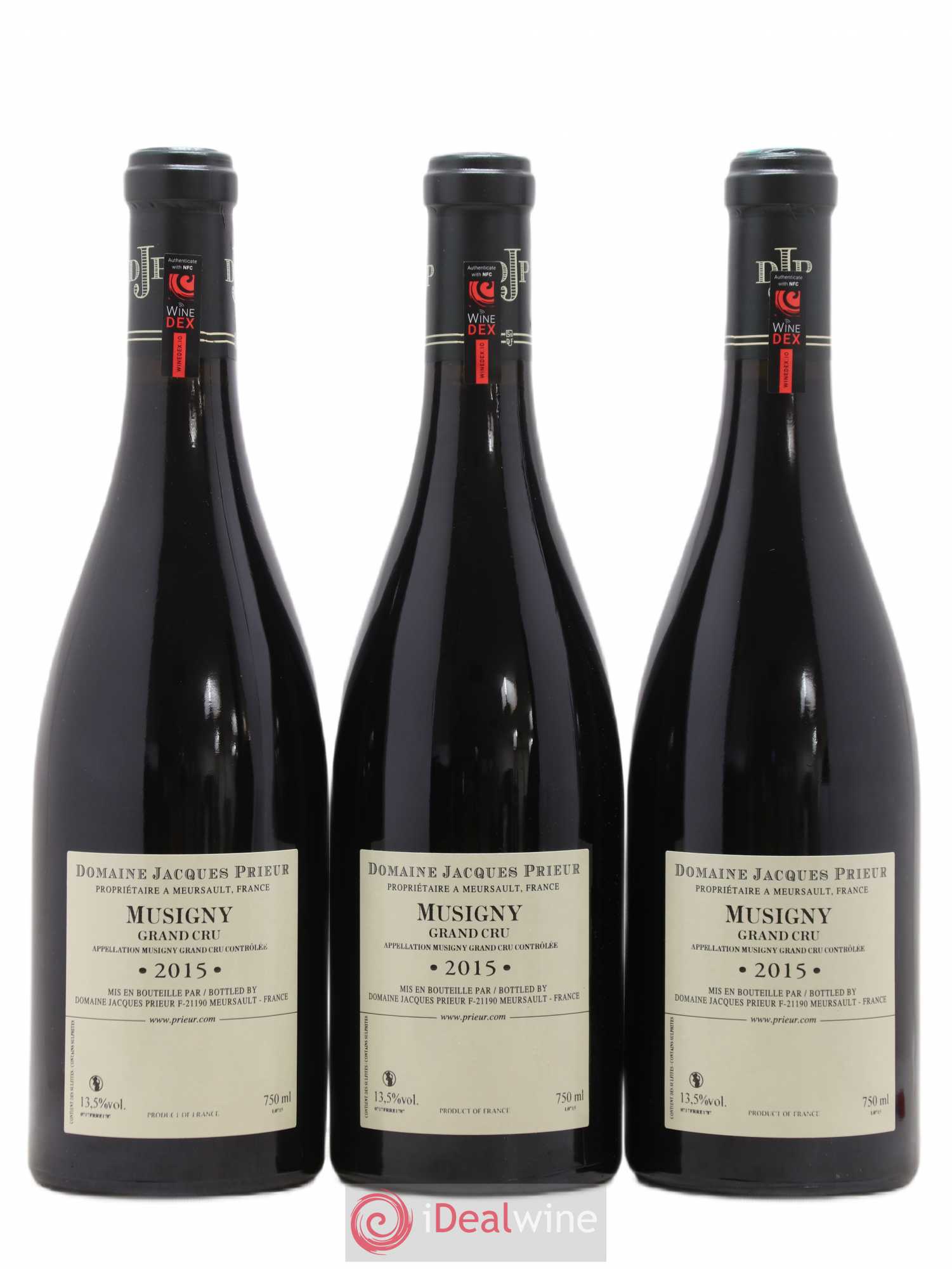 Musigny Grand Cru Jacques Prieur (Domaine) 2015 - Lot de 3 bouteilles - 1