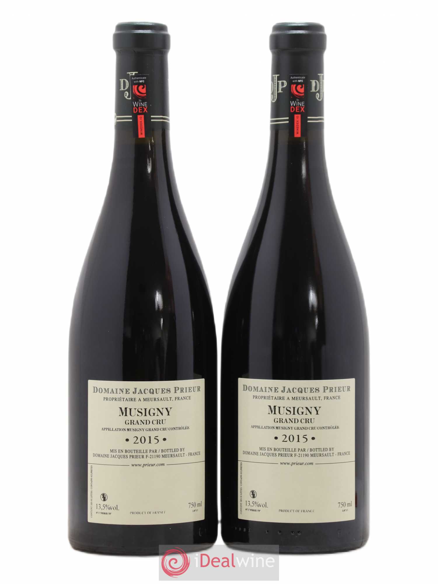 Musigny Grand Cru Jacques Prieur (Domaine) 2015 - Lot de 2 bouteilles - 1