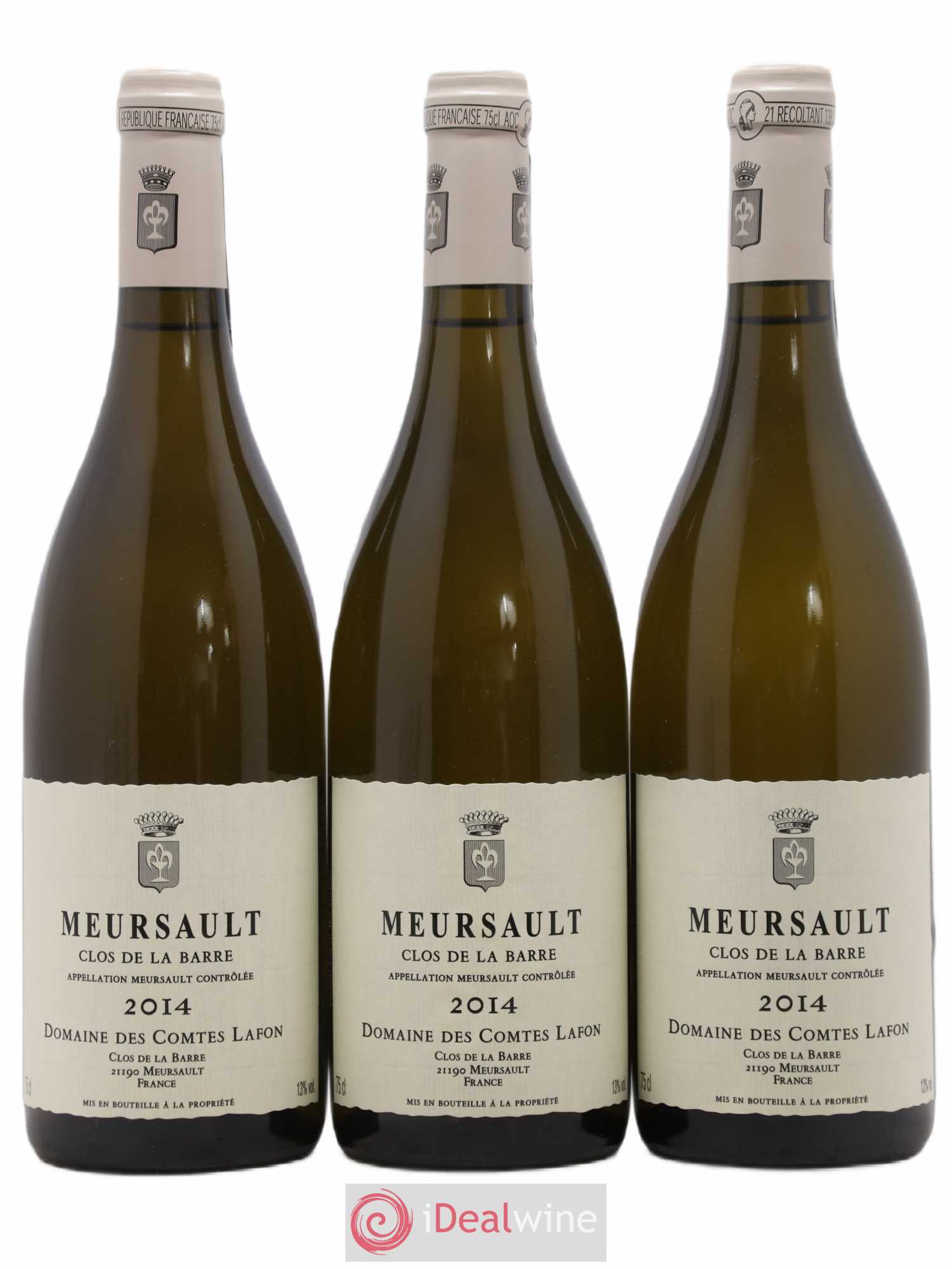 Meursault Clos de la Barre Comtes Lafon (Domaine des) 2014 - Lot de 3 bouteilles - 0