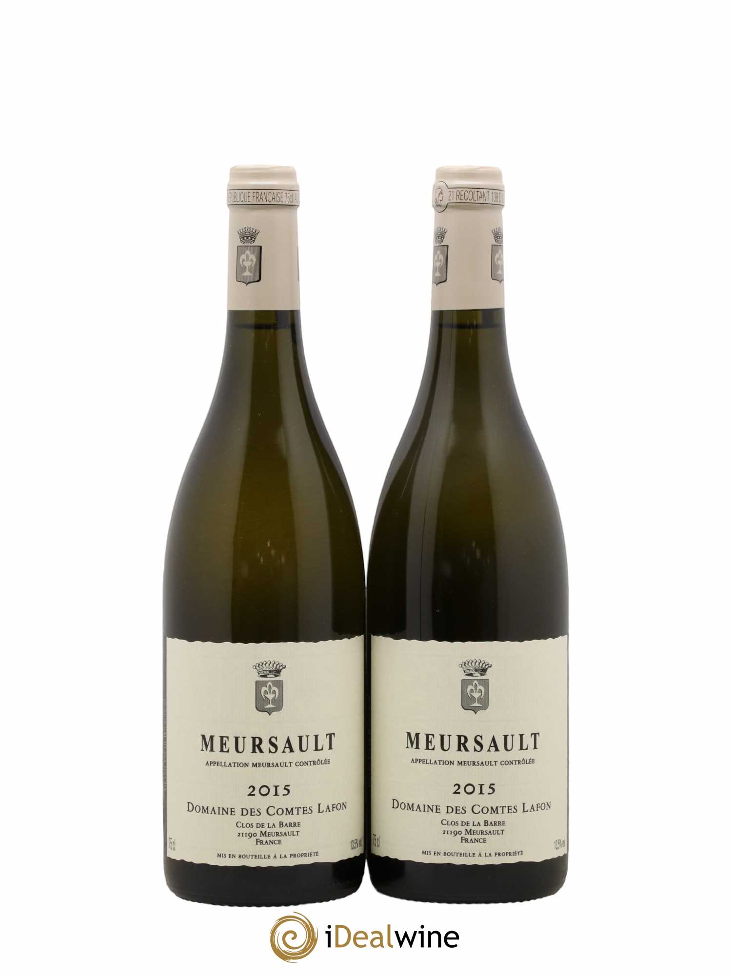Meursault Comtes Lafon (Domaine des) 2015 - Lot de 2 bouteilles - 0