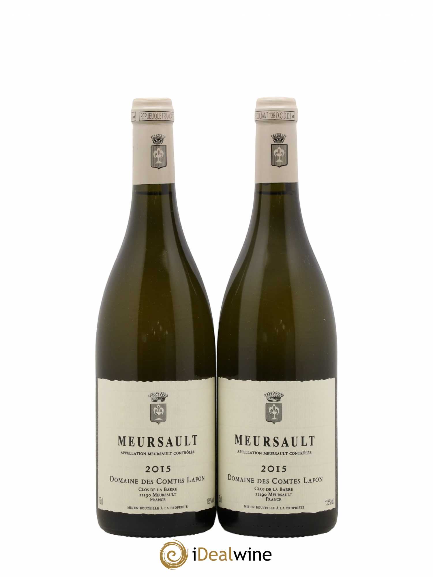 Meursault Comtes Lafon (Domaine des) 2015 - Lot de 2 bouteilles - 0