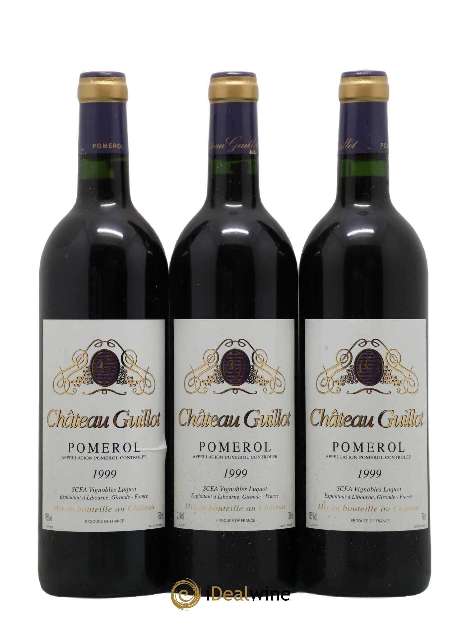 Château Guillot 1999 - Lot de 3 bouteilles - 0