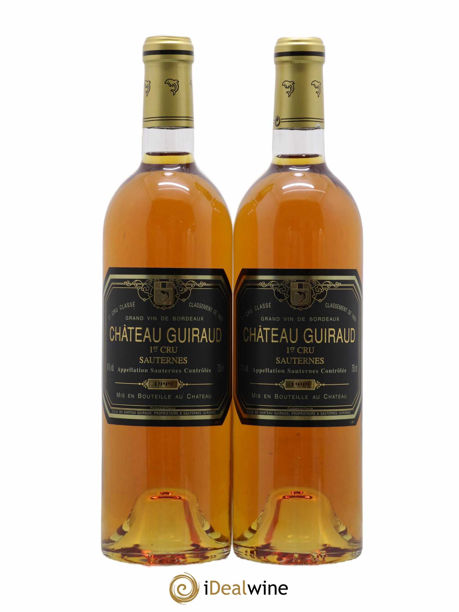 Château Guiraud 1er Grand Cru Classé 1999 - Lotto di 2 bottiglie - 0