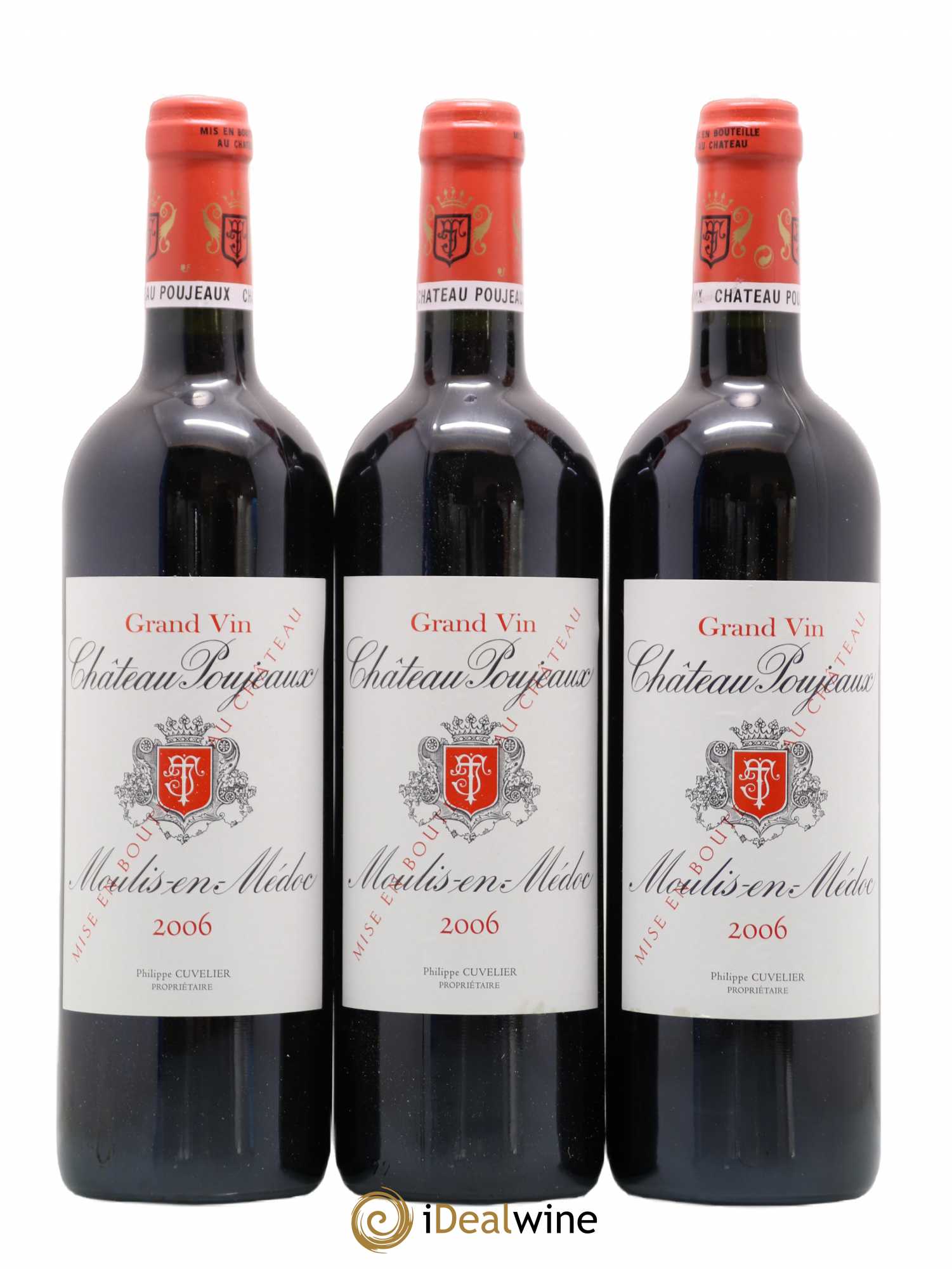 Château Poujeaux 2006 - Lot de 12 bouteilles - 1
