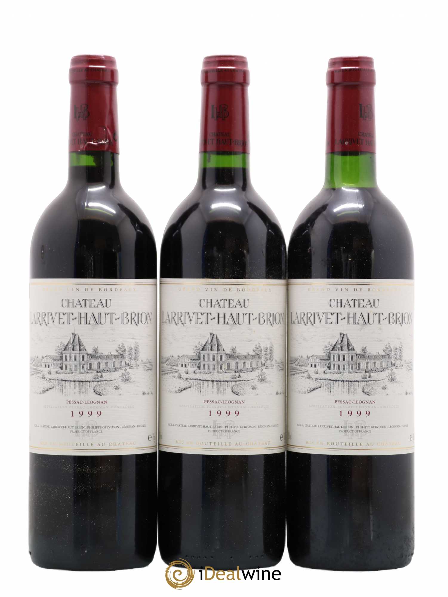 Château Larrivet Haut-Brion 1999 - Lot de 12 bouteilles - 1