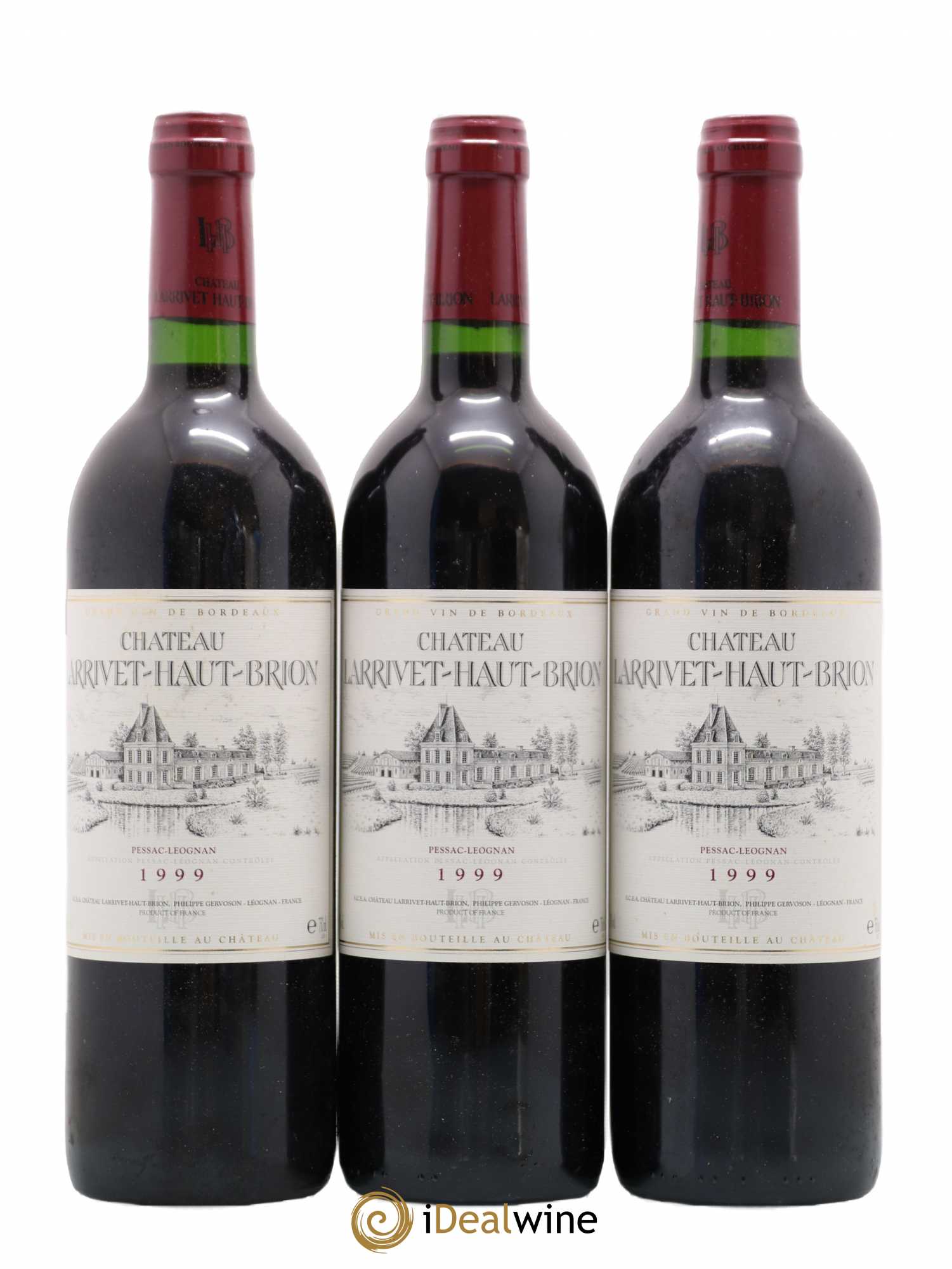Château Larrivet Haut-Brion 1999 - Lot de 12 bouteilles - 2