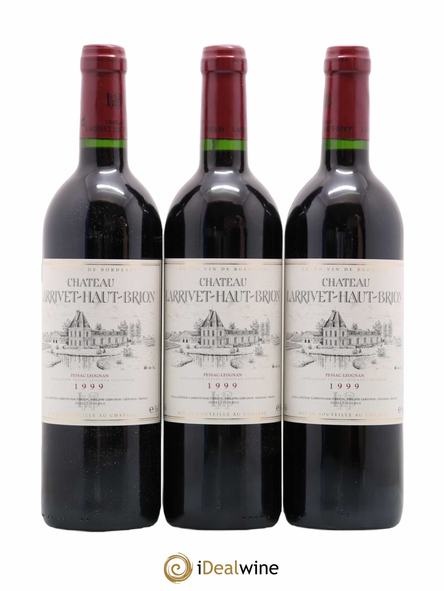 Château Larrivet Haut-Brion 1999 - Lot de 12 bouteilles - 1