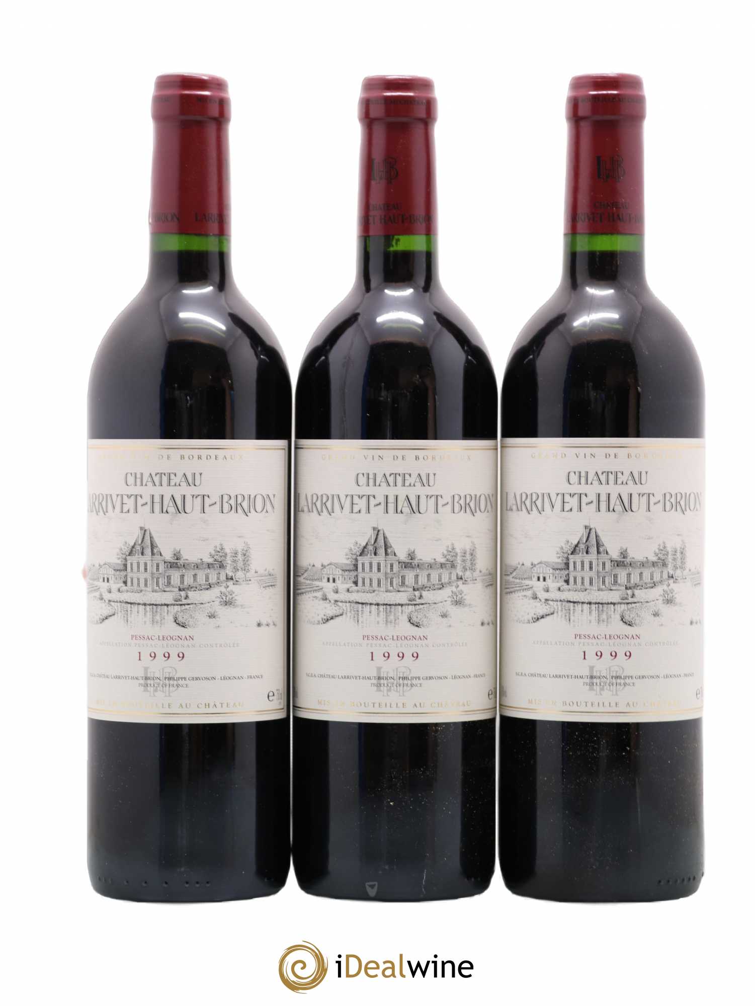 Château Larrivet Haut-Brion 1999 - Lot de 12 bouteilles - 2