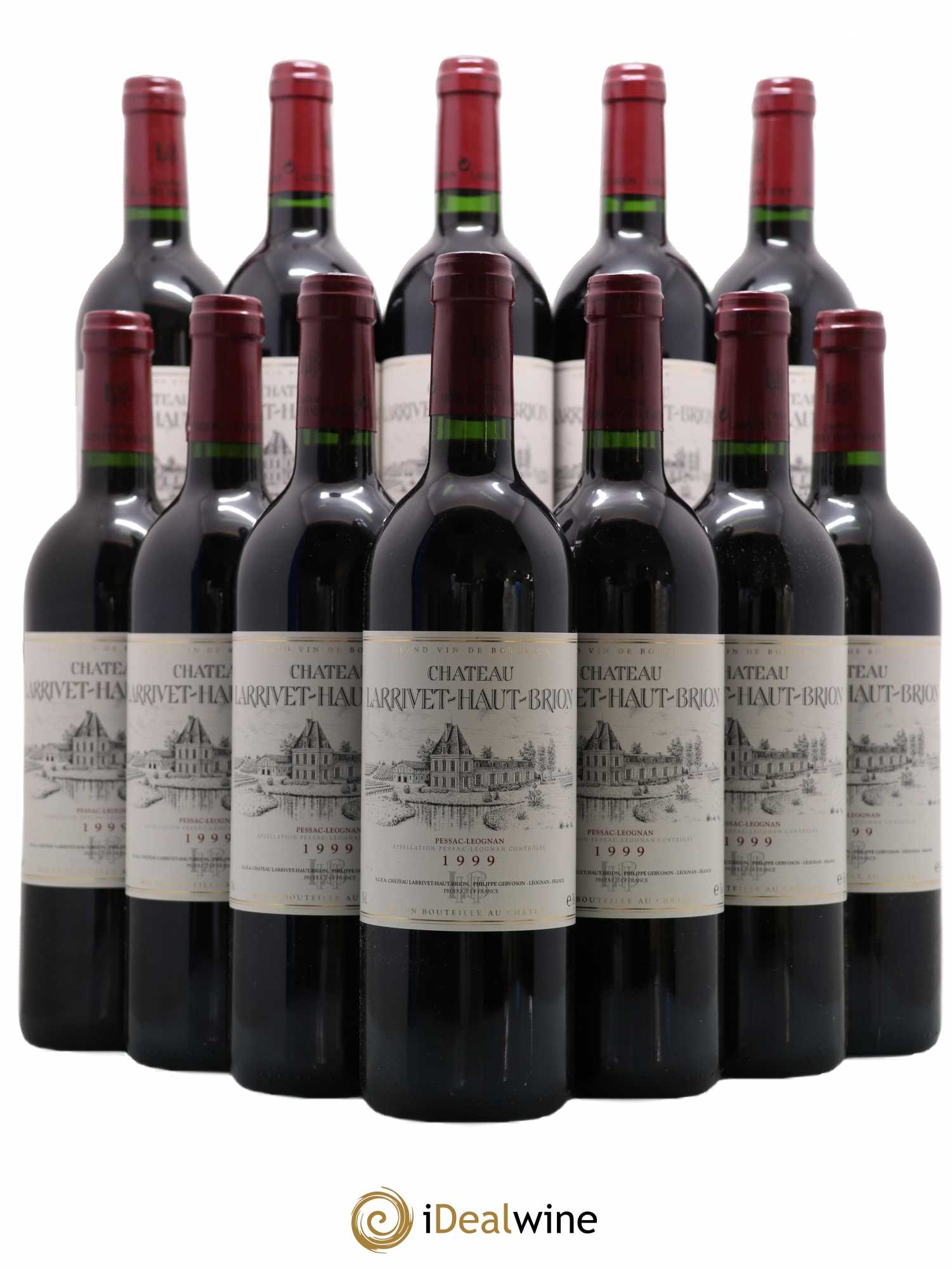 Château Larrivet Haut-Brion 1999 - Lot de 12 bouteilles - 0