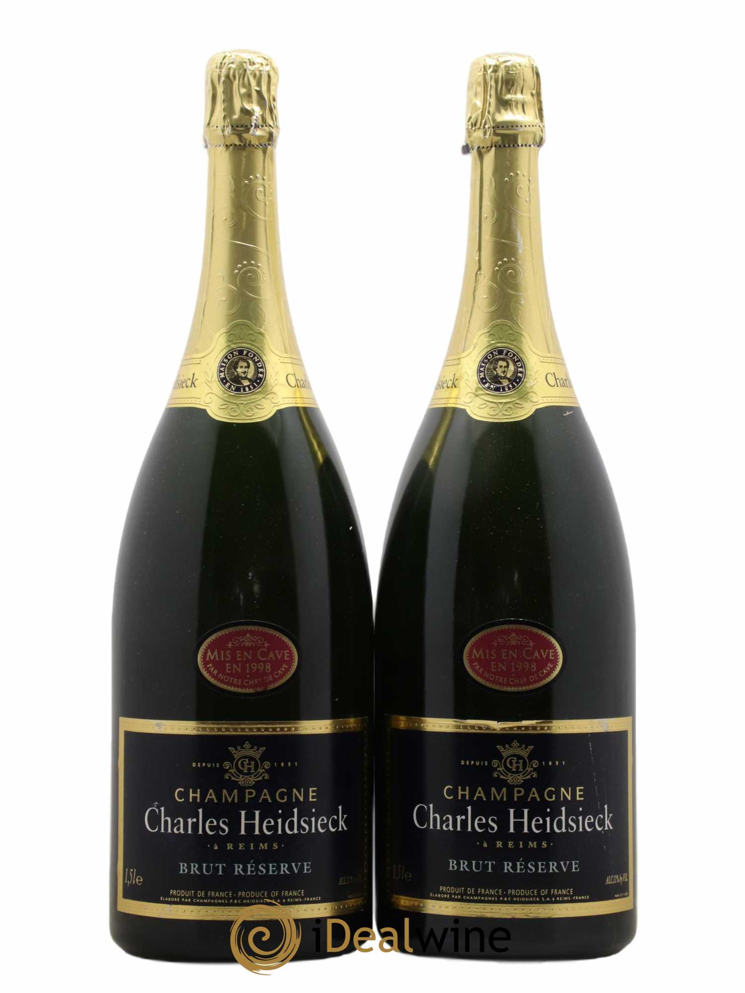 Brut Charles Heidsieck - Lot de 2 magnums - 0