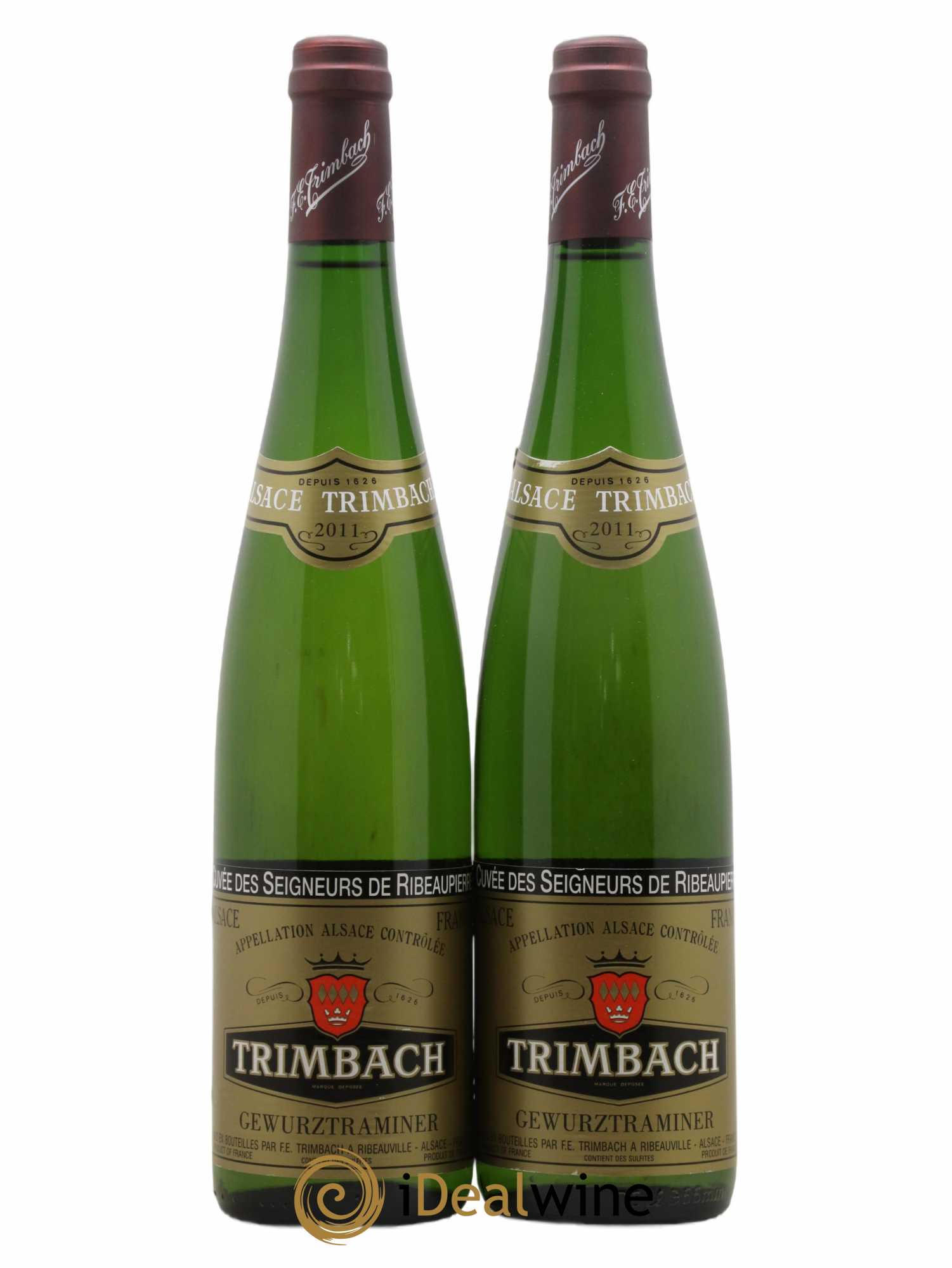Alsace Gewurztraminer Seigneurs de Ribeaupierre Trimbach (Domaine) 2011 - Lot de 2 bouteilles - 0