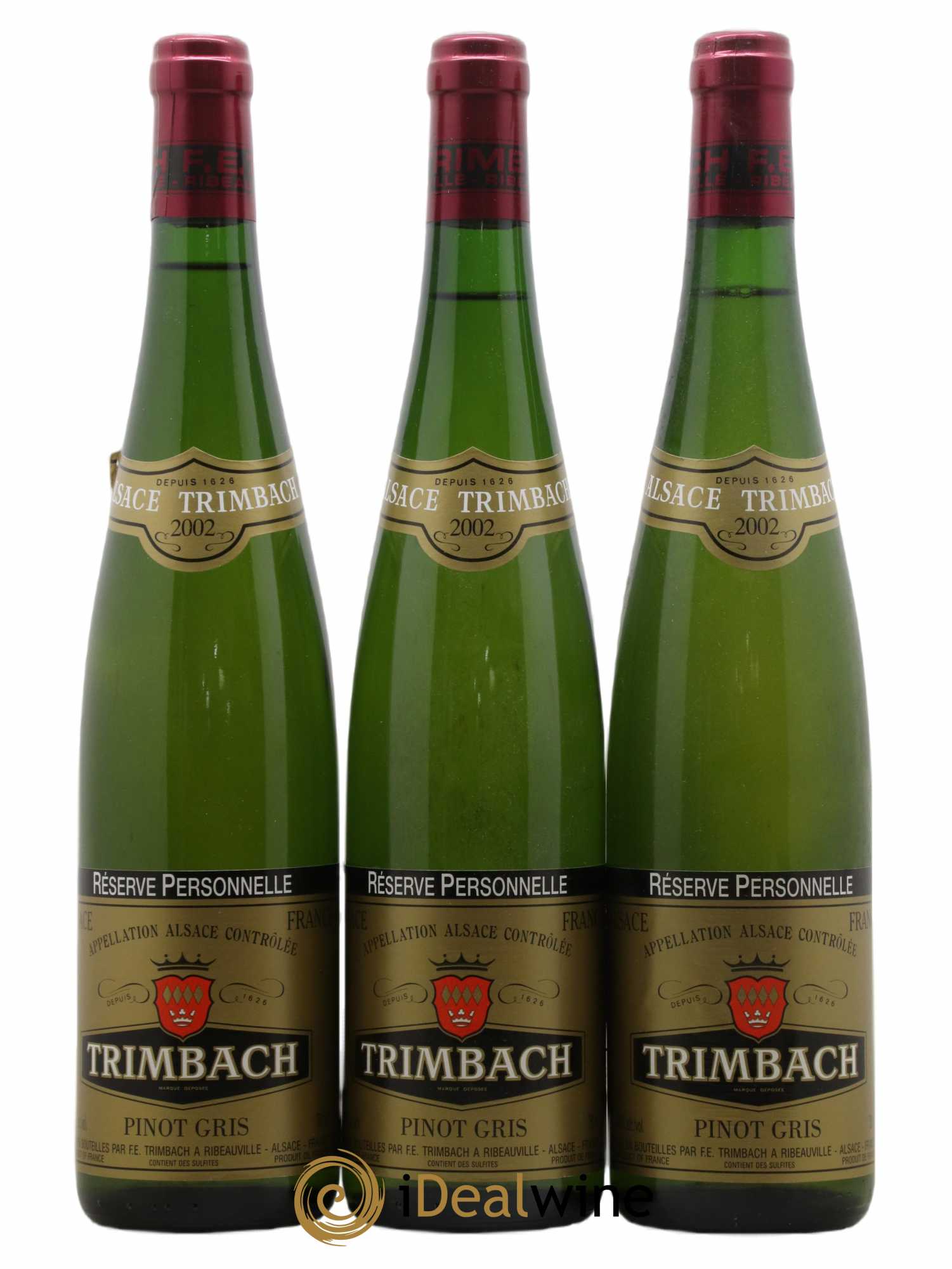 Alsace Pinot Gris Réserve Personnelle Trimbach (Domaine) 2002 - Lot de 3 bouteilles - 0