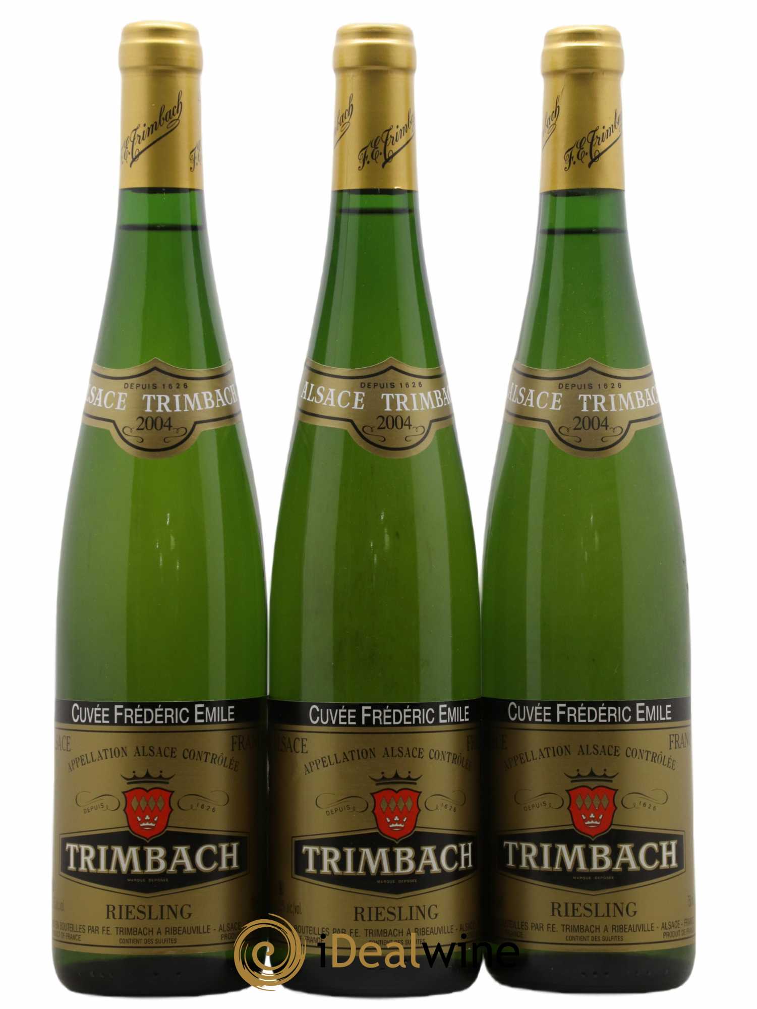 Alsace Riesling Cuvée Frédéric Emile Trimbach (Domaine) 2004 - Lot de 3 bouteilles - 0