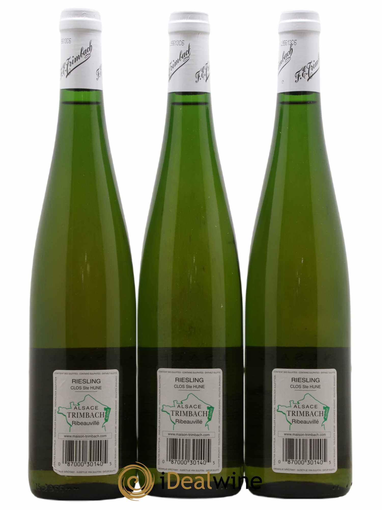 Alsace Riesling Clos Sainte-Hune Trimbach (Domaine) 2006 - Lot de 3 bouteilles - 1