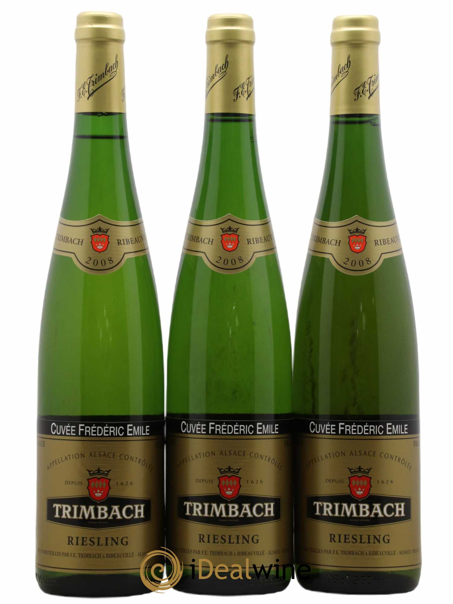 Alsace Riesling Cuvée Frédéric Emile Trimbach (Domaine) 2008 - Lot de 3 bouteilles - 0