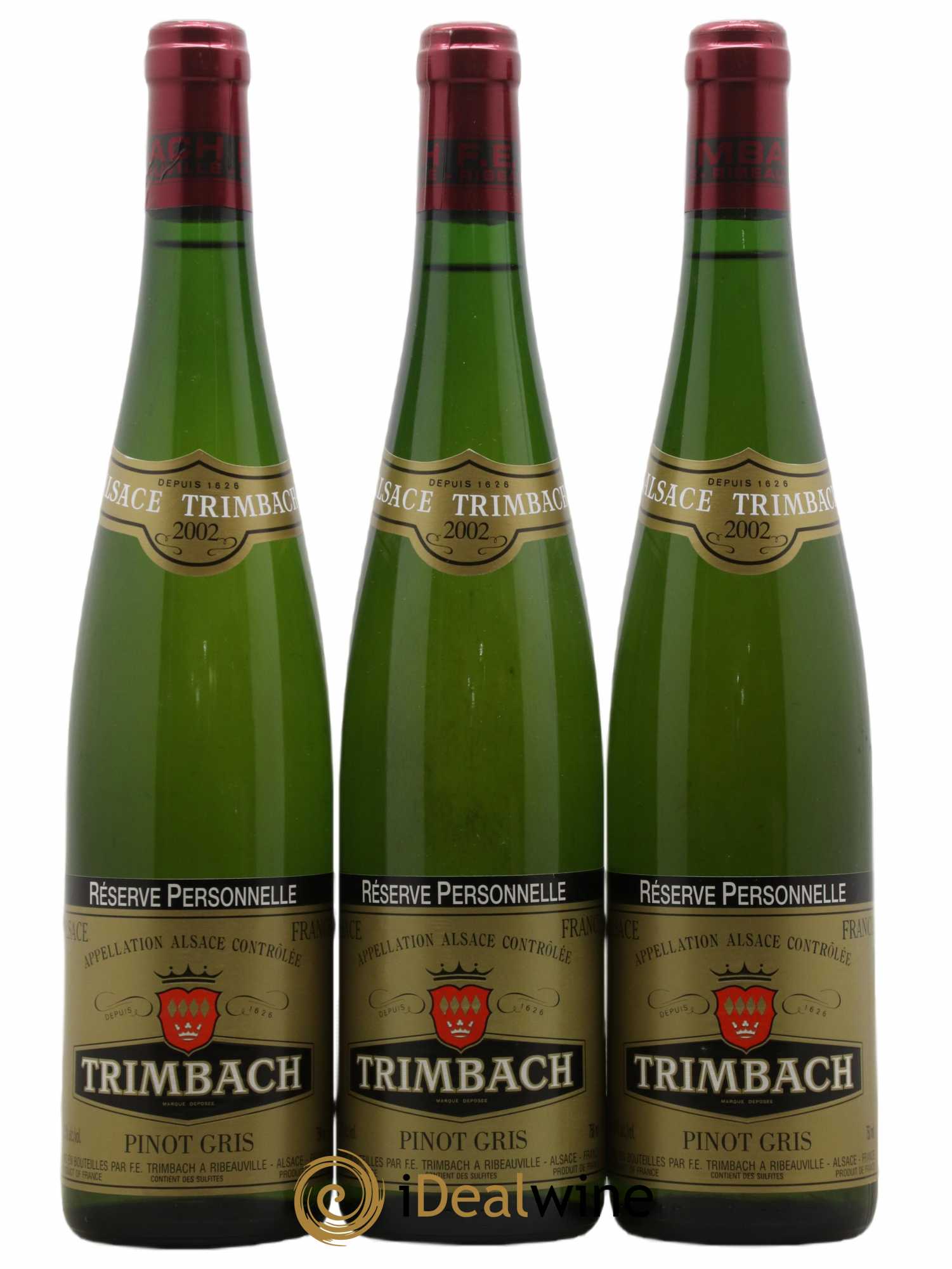 Alsace Pinot Gris Réserve Personnelle Trimbach (Domaine) 2002 - Lot de 3 bouteilles - 0