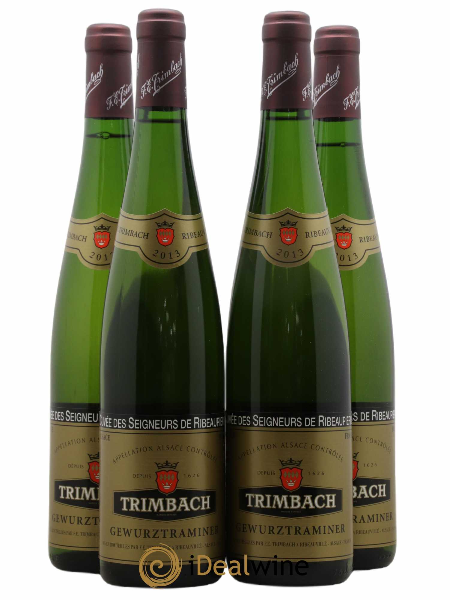 Alsace Gewurztraminer Seigneurs de Ribeaupierre Trimbach (Domaine) 2013 - Lot de 4 bouteilles - 0