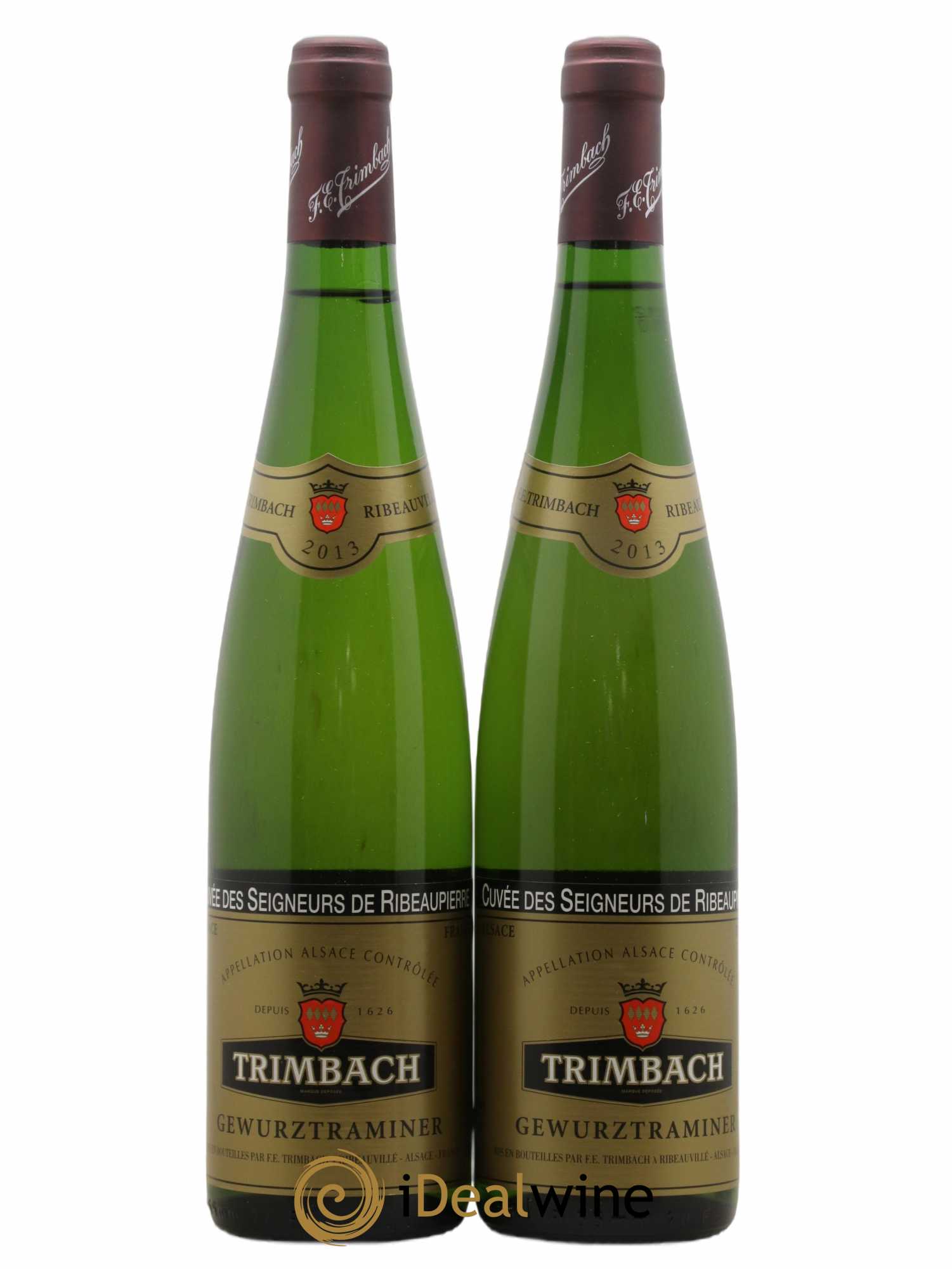 Alsace Gewurztraminer Seigneurs de Ribeaupierre Trimbach (Domaine) 2013 - Lot de 2 bouteilles - 0
