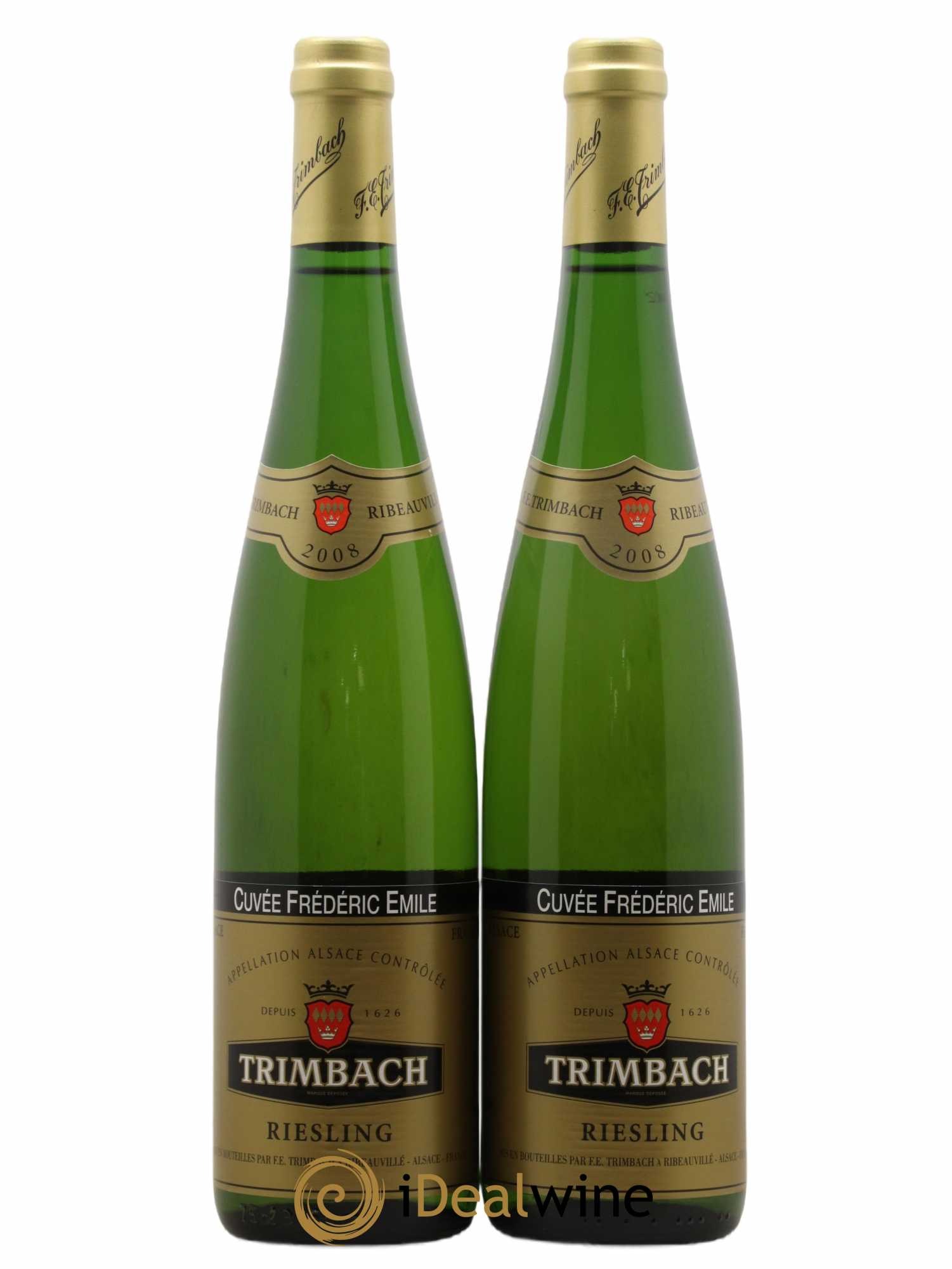 Alsace Riesling Cuvée Frédéric Emile Trimbach (Domaine) 2008 - Lot de 2 bouteilles - 0