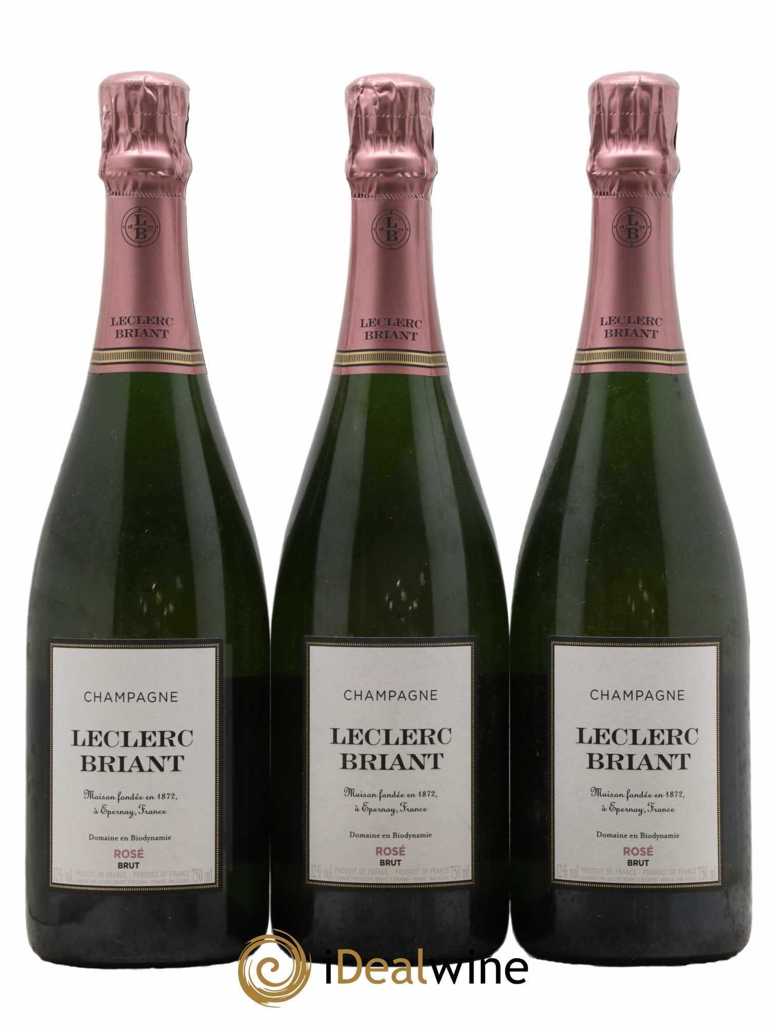 Extra-Brut Rosé Leclerc Briant - Lot de 3 bouteilles - 0