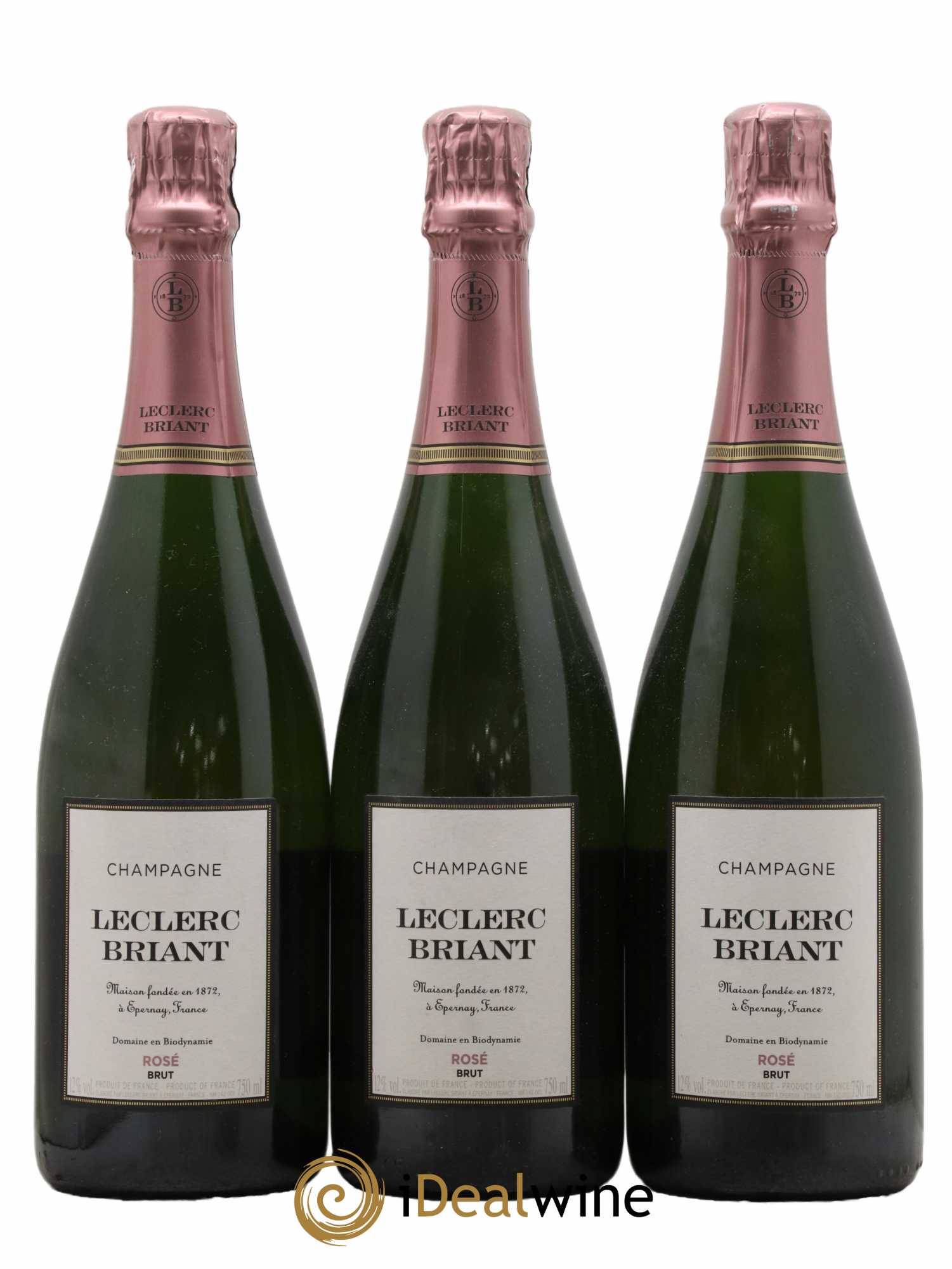 Extra-Brut Rosé Leclerc Briant - Lot de 3 bouteilles - 0