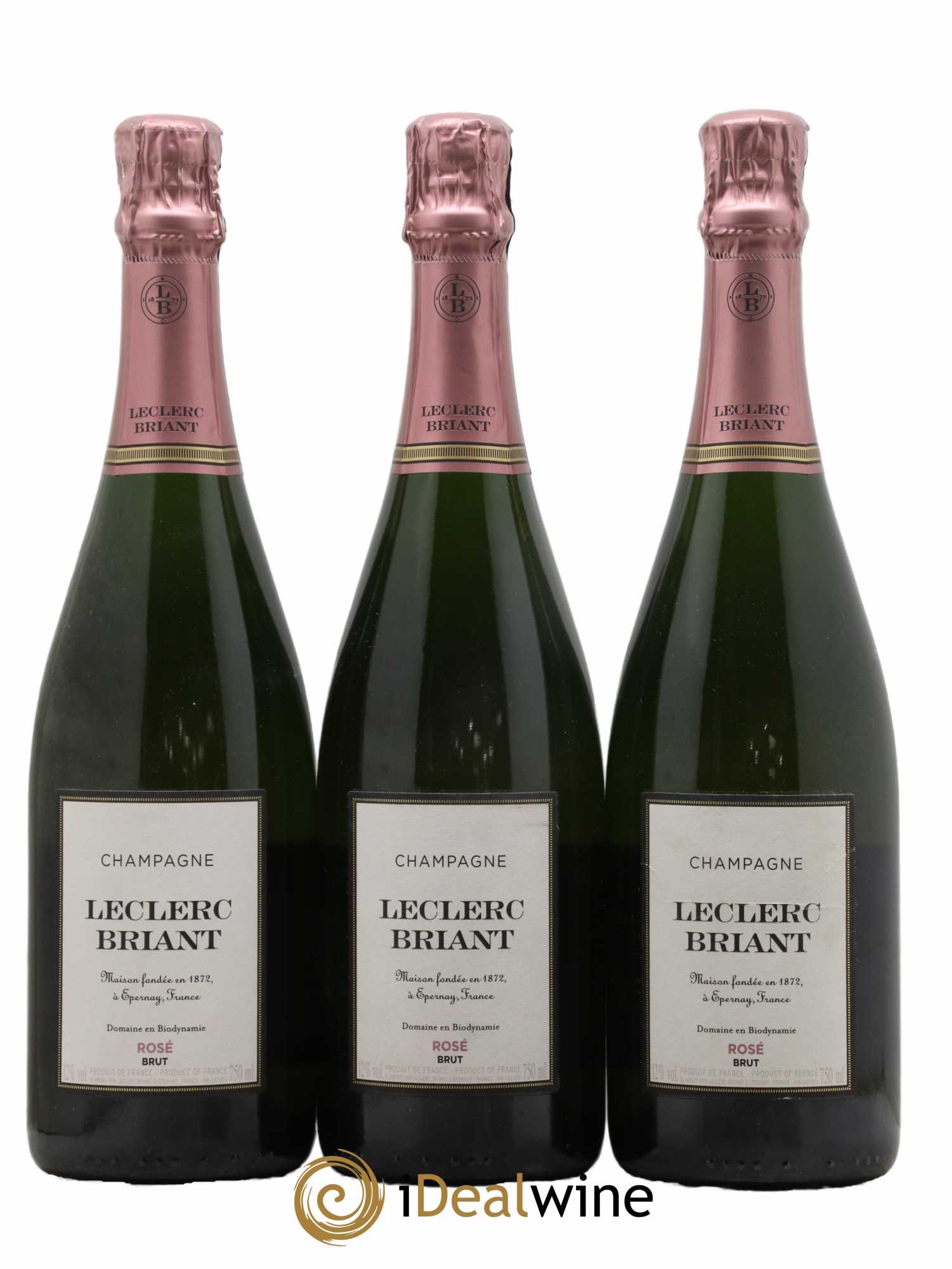 Extra-Brut Rosé Leclerc Briant - Lot de 3 bouteilles - 0
