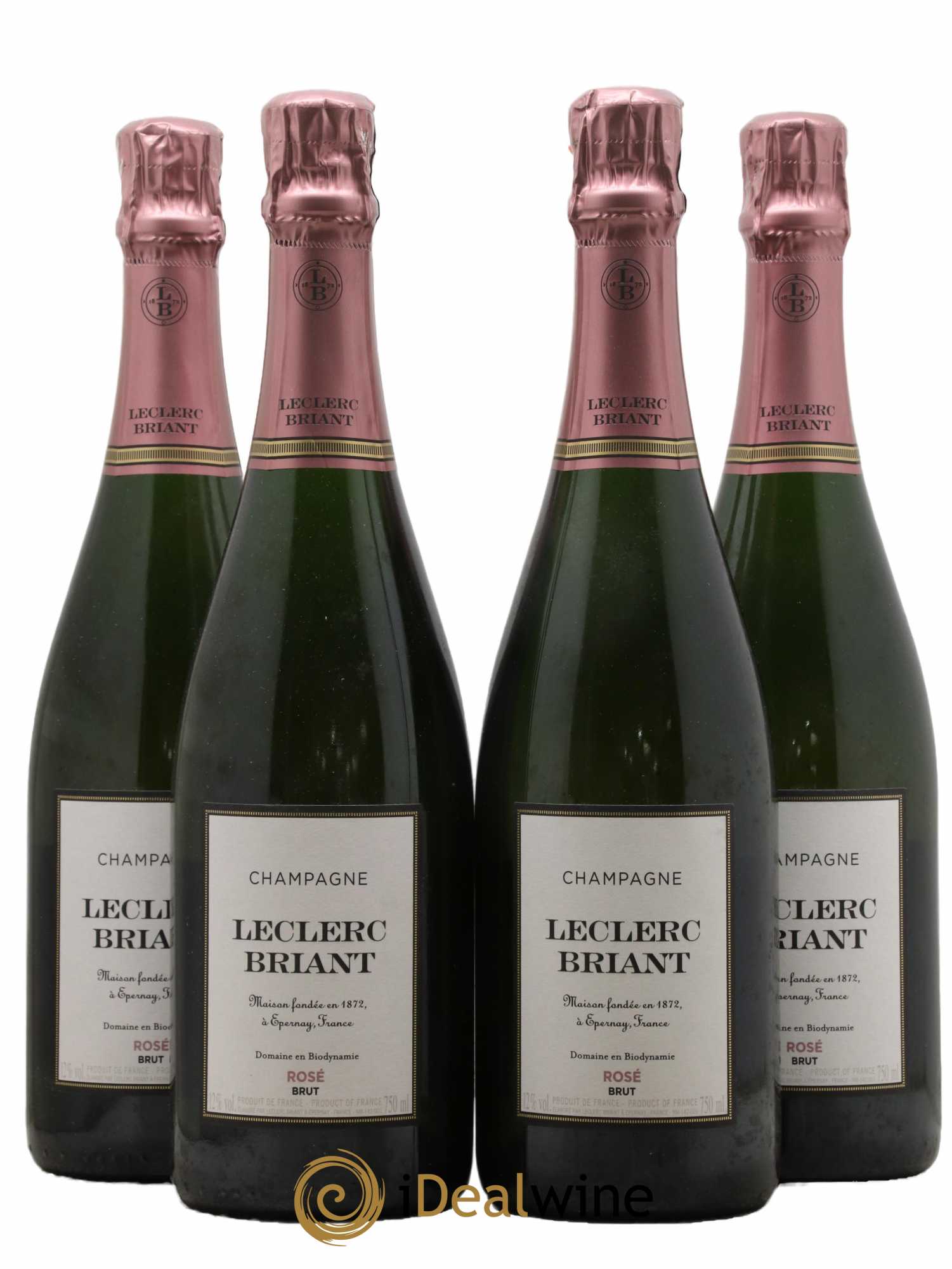 Extra-Brut Rosé Leclerc Briant - Lot de 4 bouteilles - 0