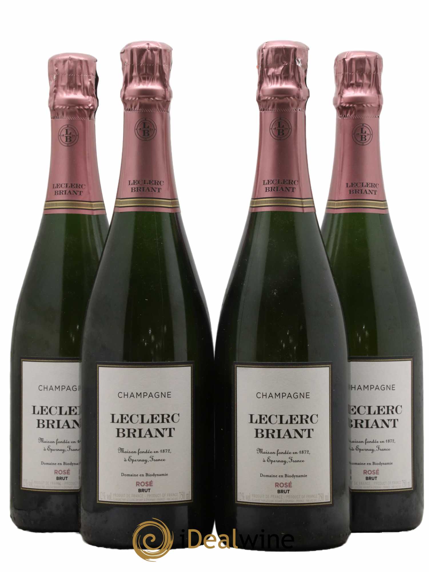 Extra-Brut Rosé Leclerc Briant - Lot de 4 bouteilles - 0