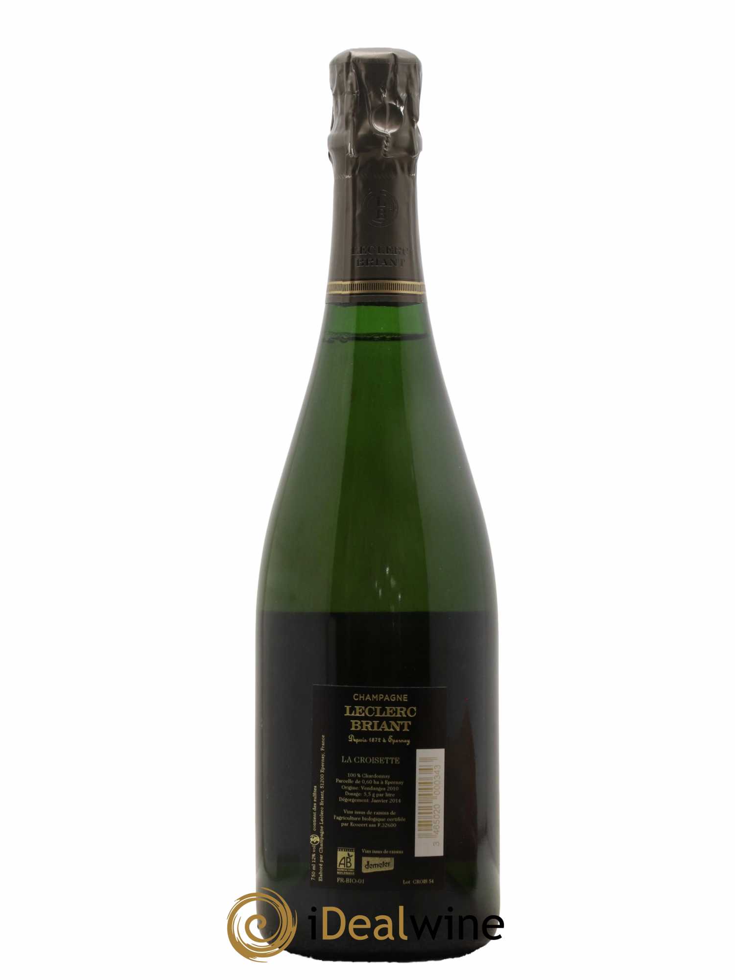 La Croisette Leclerc Briant 2010 - Lot de 1 bouteille - 1