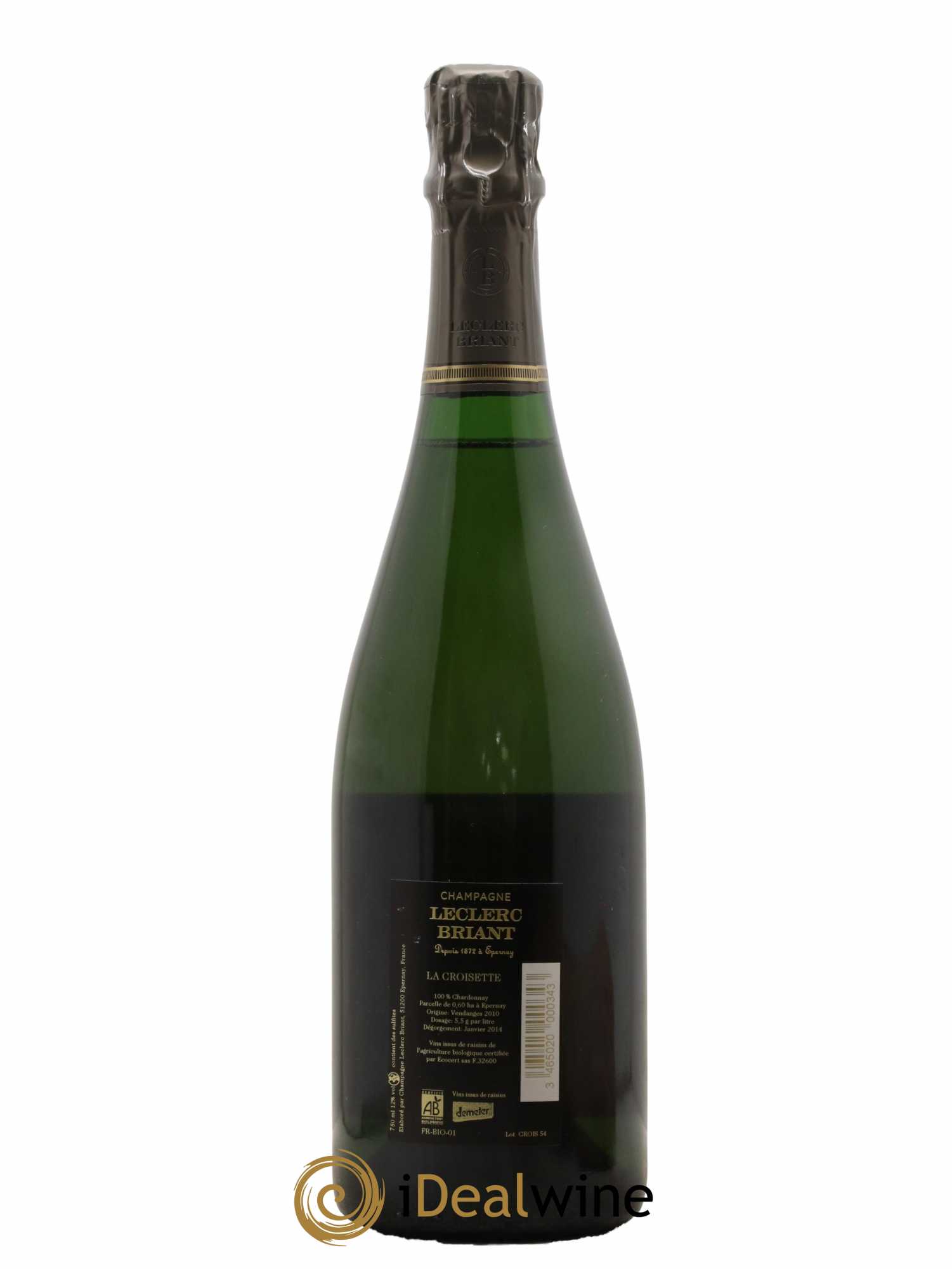 La Croisette Leclerc Briant 2010 - Lot de 1 bouteille - 1