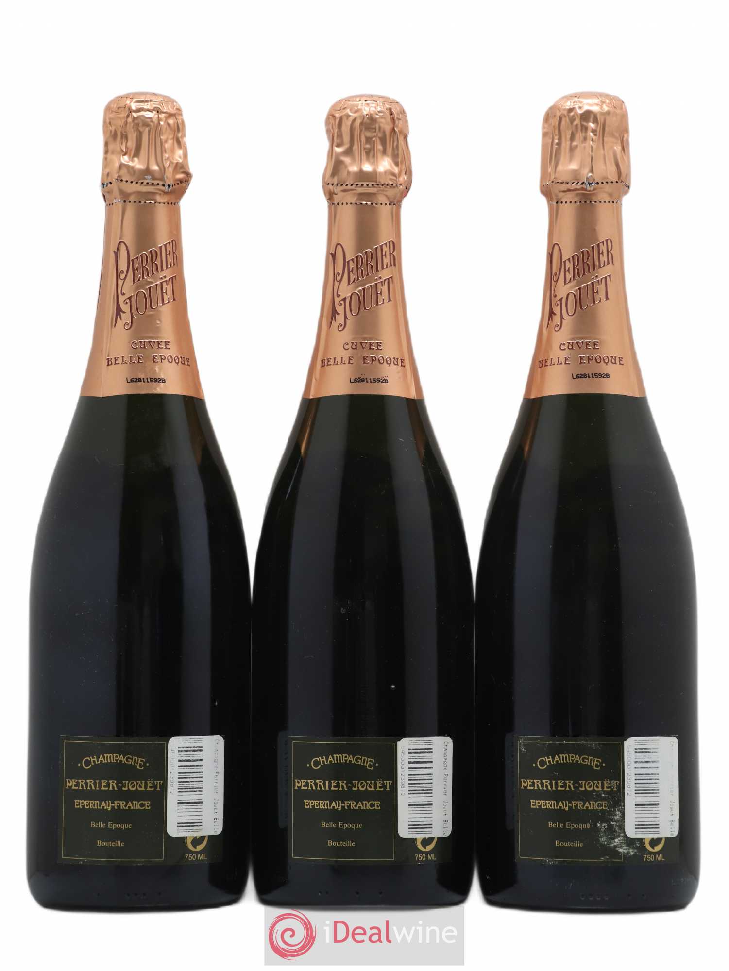 Cuvée Belle Epoque Brut Perrier-Jouët Brut 1989 - Lot de 3 bouteilles - 1