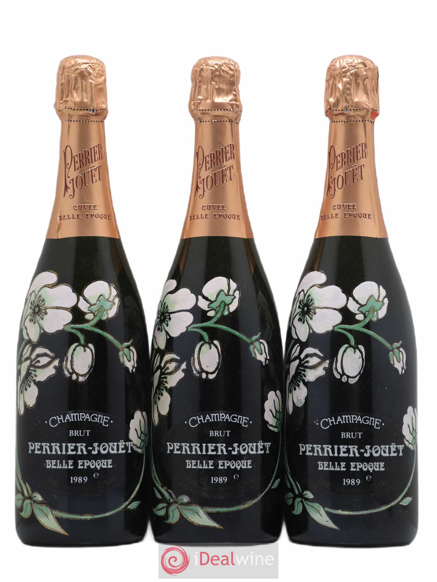 Cuvée Belle Epoque Brut Perrier-Jouët Brut 1989 - Lot de 3 bouteilles - 0