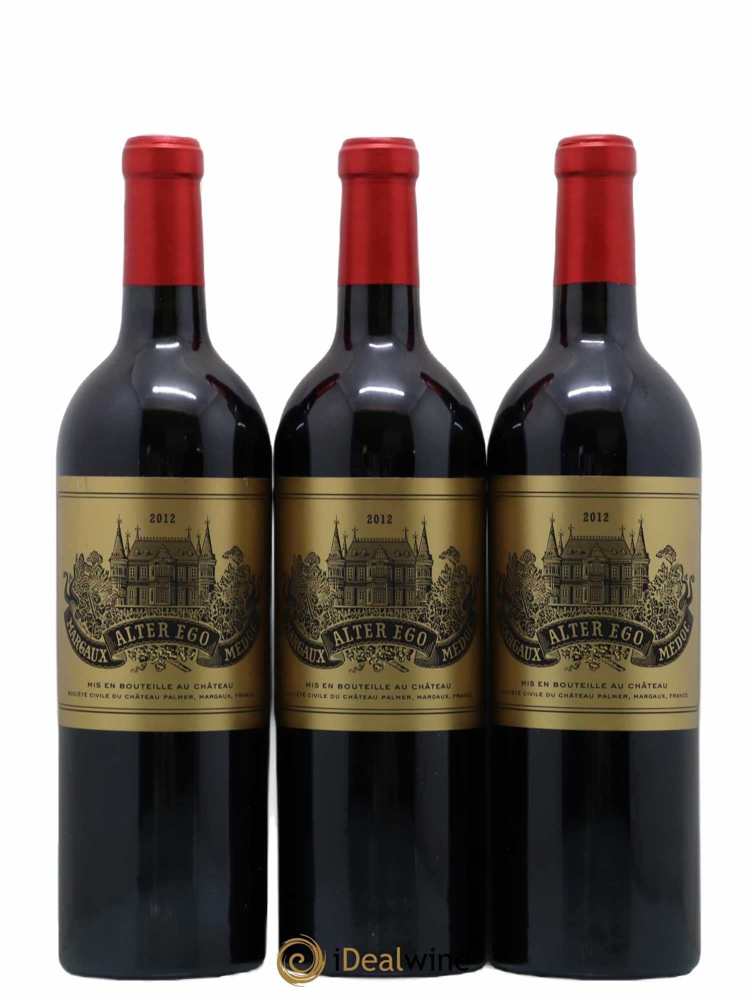 Alter Ego de Palmer Second Vin 2012 - Lot de 3 bouteilles - 0