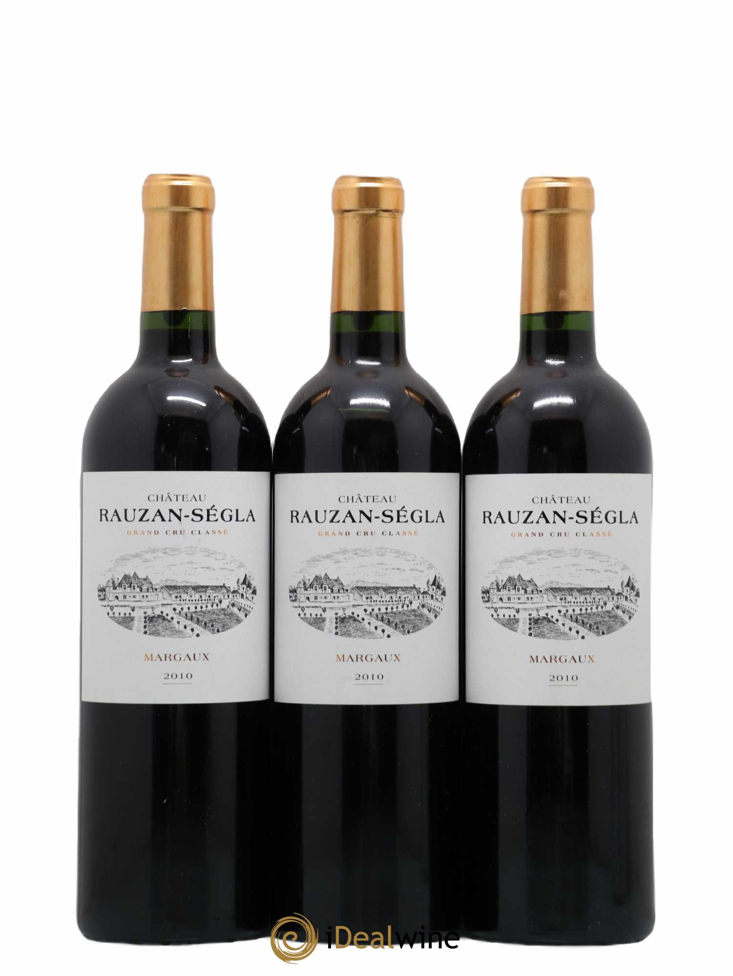Château Rauzan Ségla Grand Cru Classé 2010 - Lot de 3 bouteilles - 0