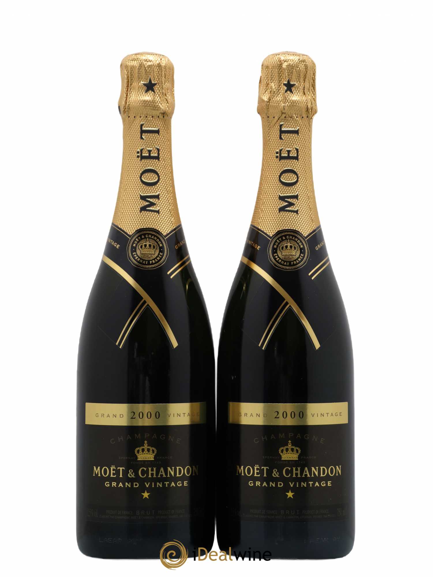 Grand Vintage Moët et Chandon Brut 2000 - Lot de 2 bouteilles - 0