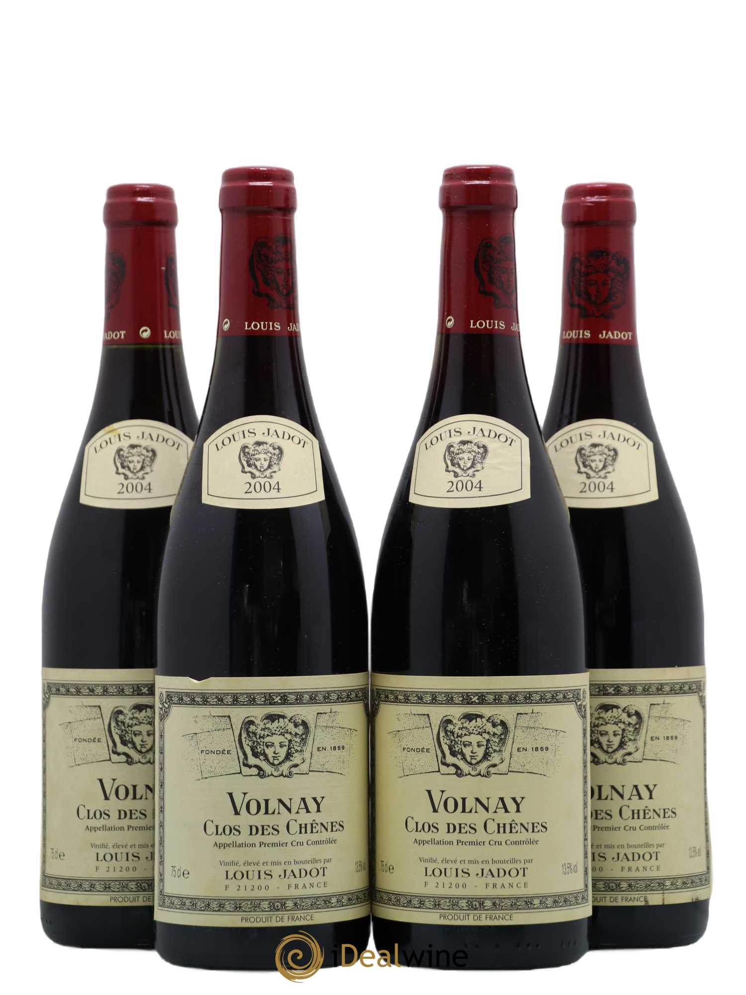 Volnay 1er Cru Clos des Chênes Maison Louis Jadot 2004 - Lot de 4 bouteilles - 0