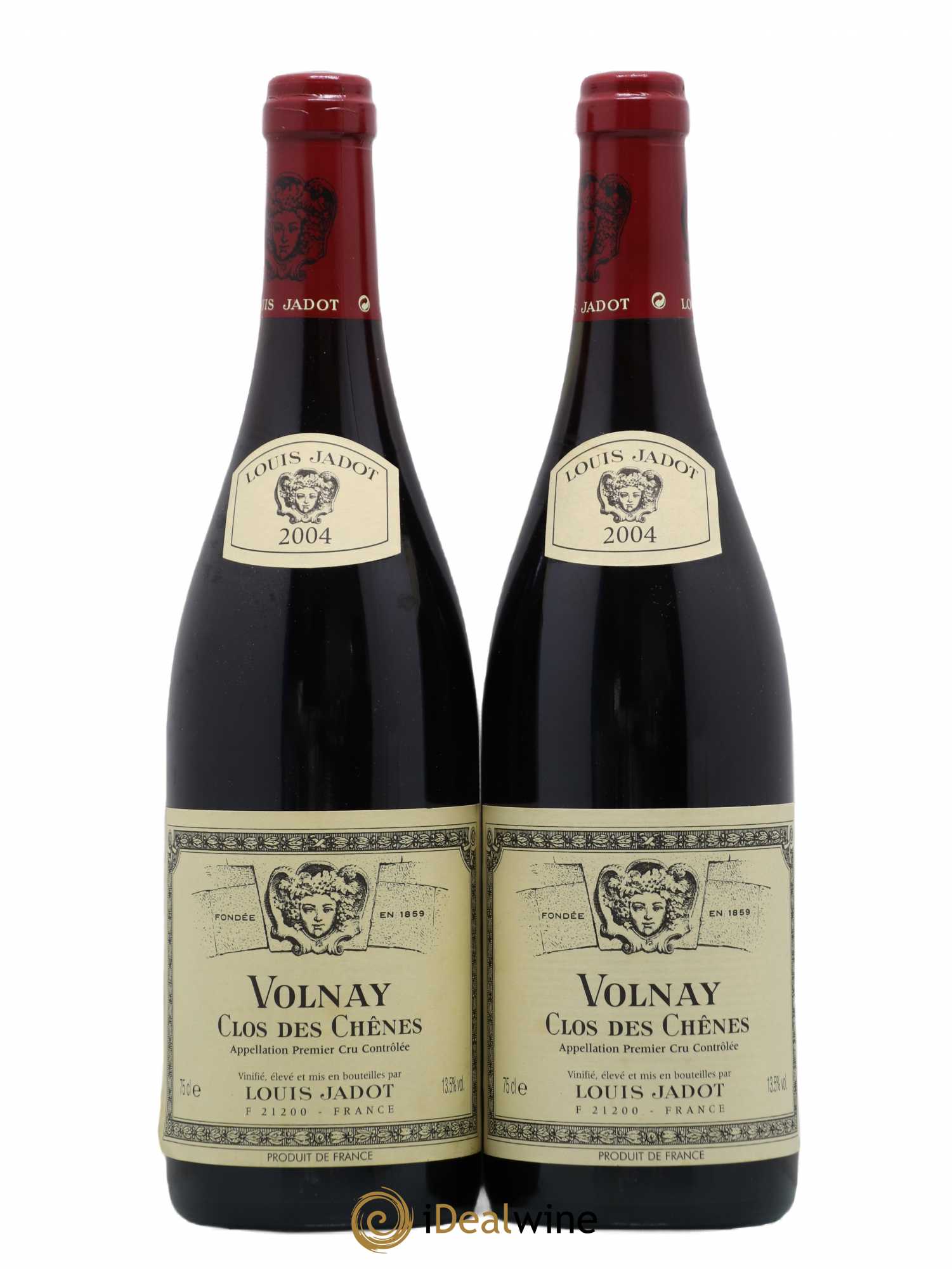 Volnay 1er Cru Clos des Chênes Maison Louis Jadot 2004 - Lot de 2 bouteilles - 0
