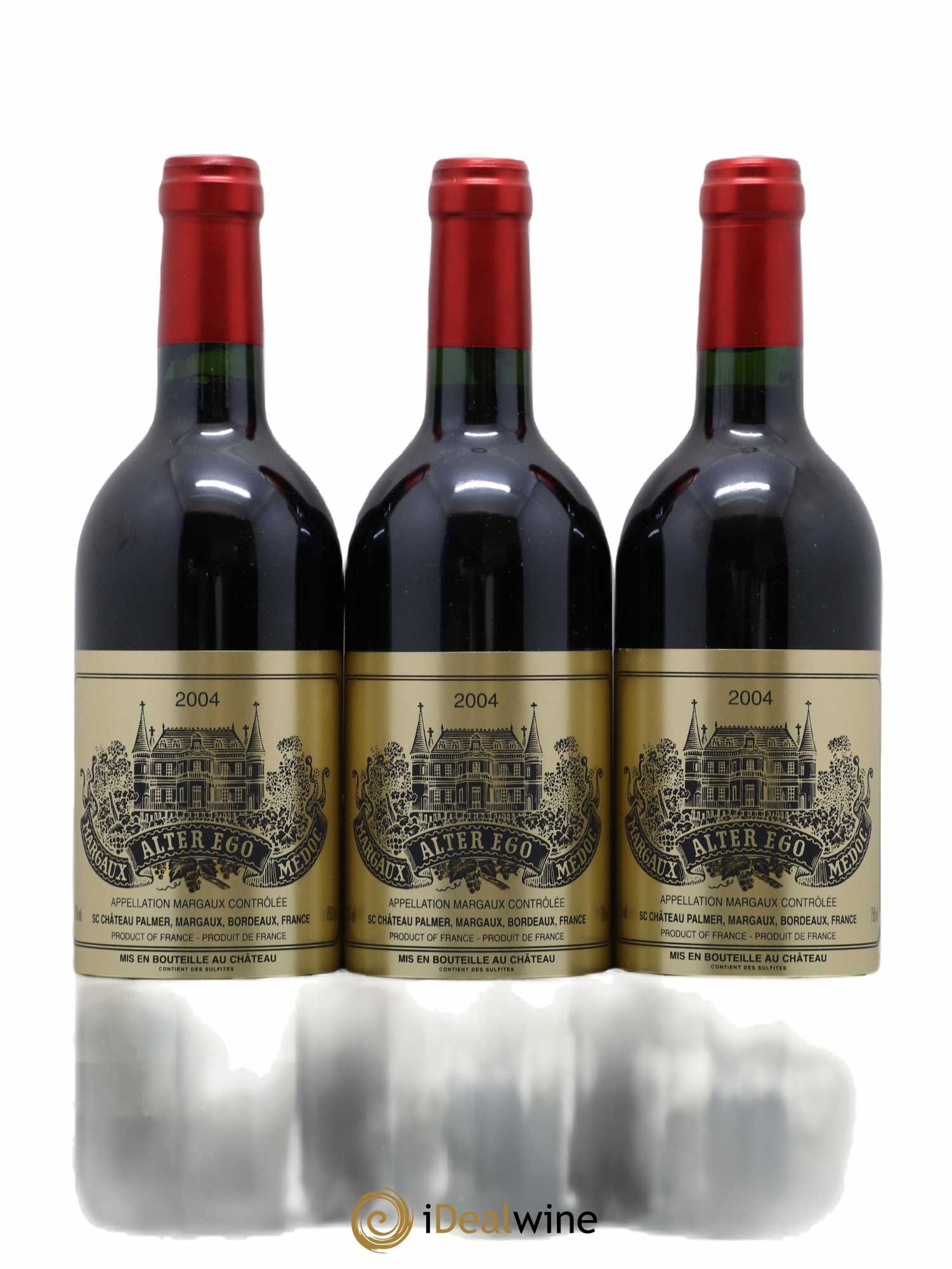Alter Ego de Palmer Second Vin 2004 - Lot de 3 bouteilles - 0